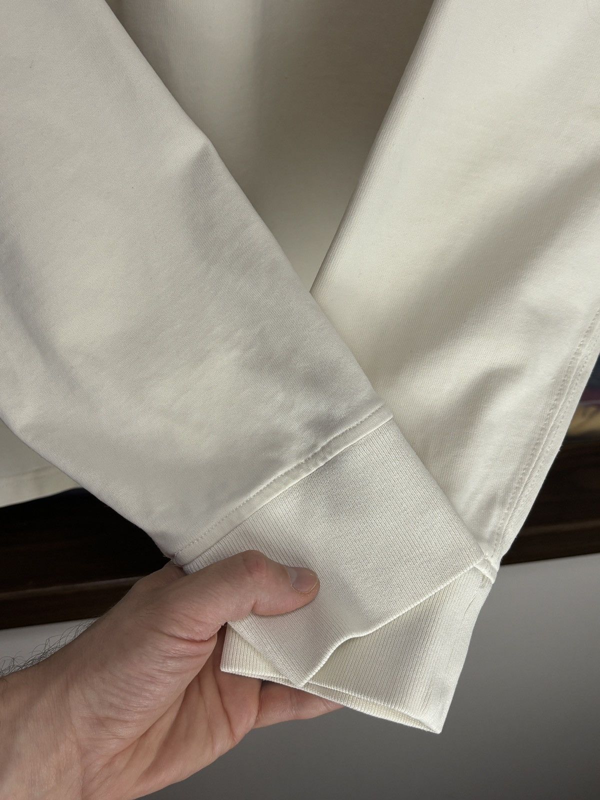 Polo Ralph Lauren Polo Ralph Lauren Creme Vintage Long Sleeve Rugby Over Shirt Size US L / EU 52-54 / 3 - 5 Thumbnail