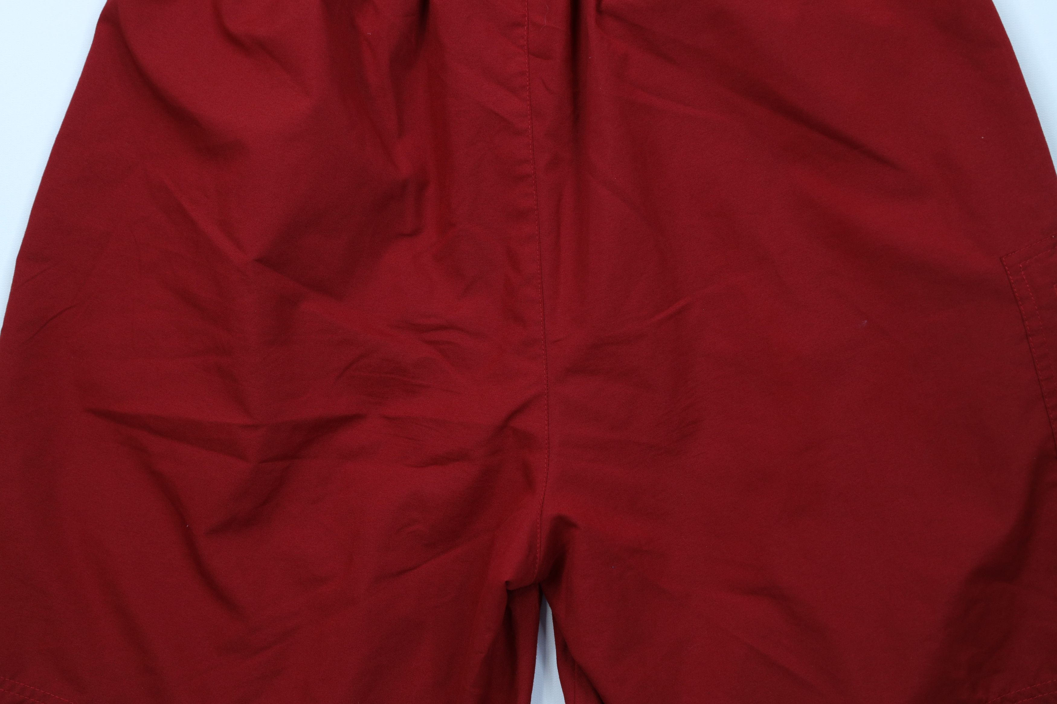 Adidas Vintage Y2K 2001 Adidas Baggy Microfiber Cargo Shorts Red Size US 34 / EU 50 - 14 Thumbnail