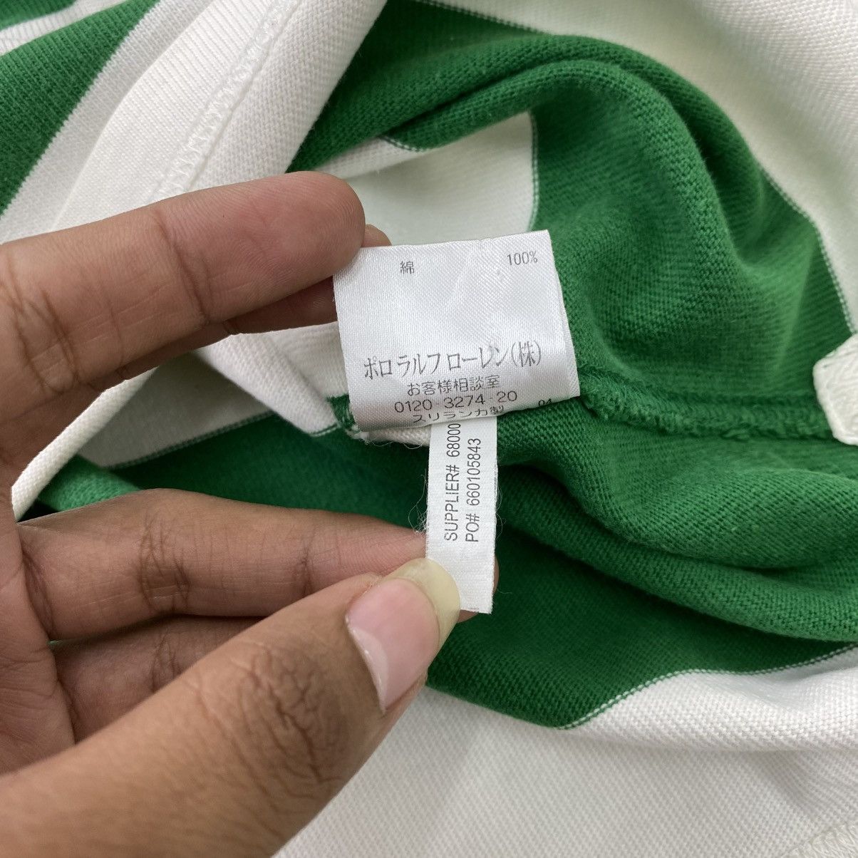 Polo Ralph Lauren Vintage Polo Ralph Lauren Rugby Shirt Striped Size US M / EU 48-50 / 2 - 7 Thumbnail
