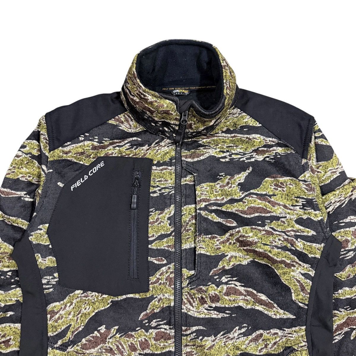 If Six Was Nine Field Core Tiger Stripes Cordura Sweater Zipper Jacket Size US L / EU 52-54 / 3 - 4 Thumbnail