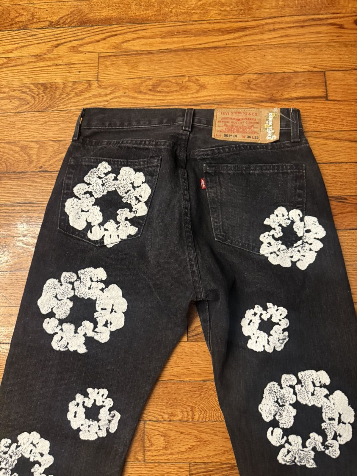 DENIM TEARS Denim Tears Wreath Black Jeans Size 30 Size US 30 / EU 46 - 7 Thumbnail