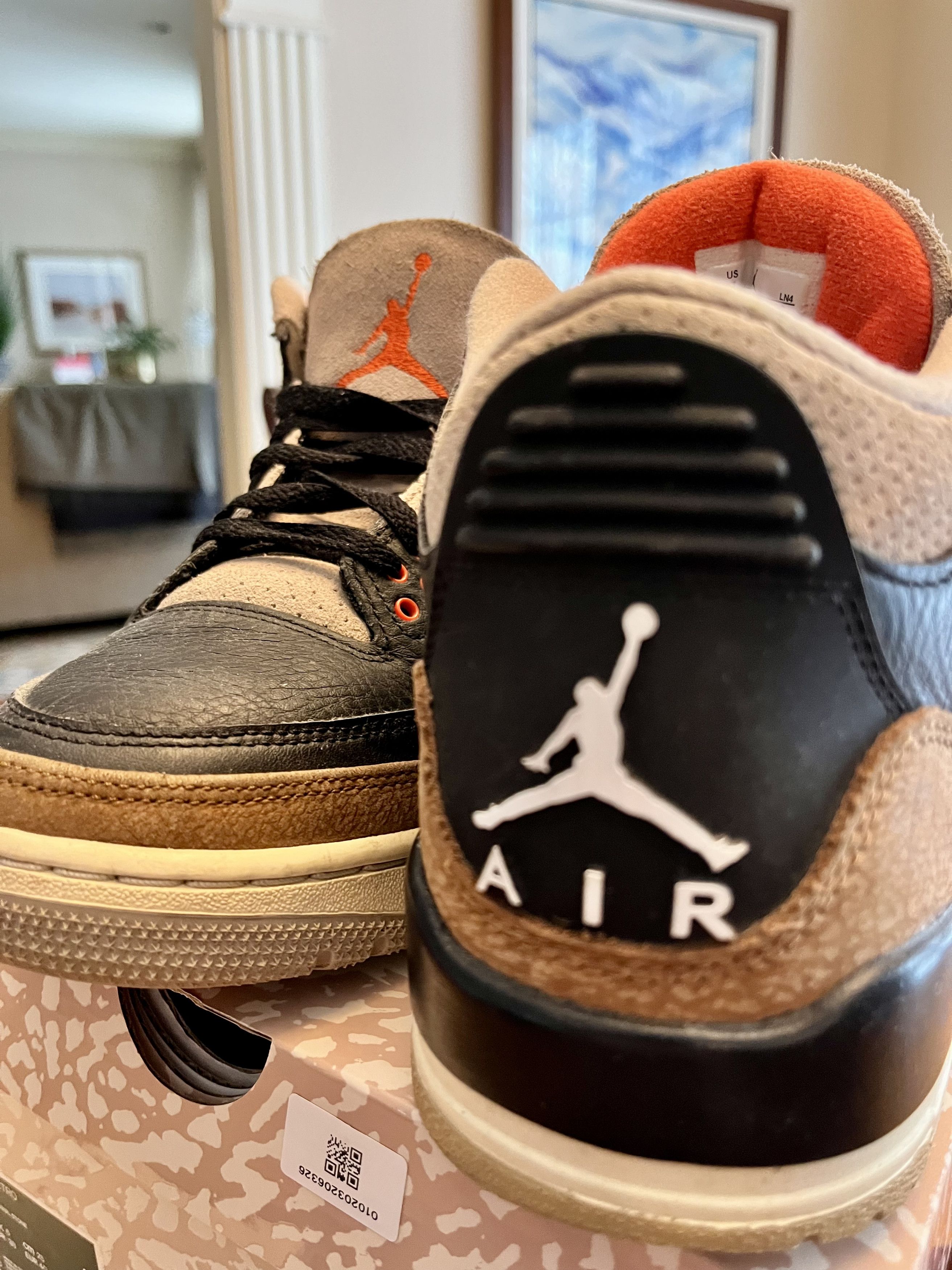 Nike AIR JORDAN 3 DESERT ELEPHANT Size US 7 / EU 40 - 2 Thumbnail