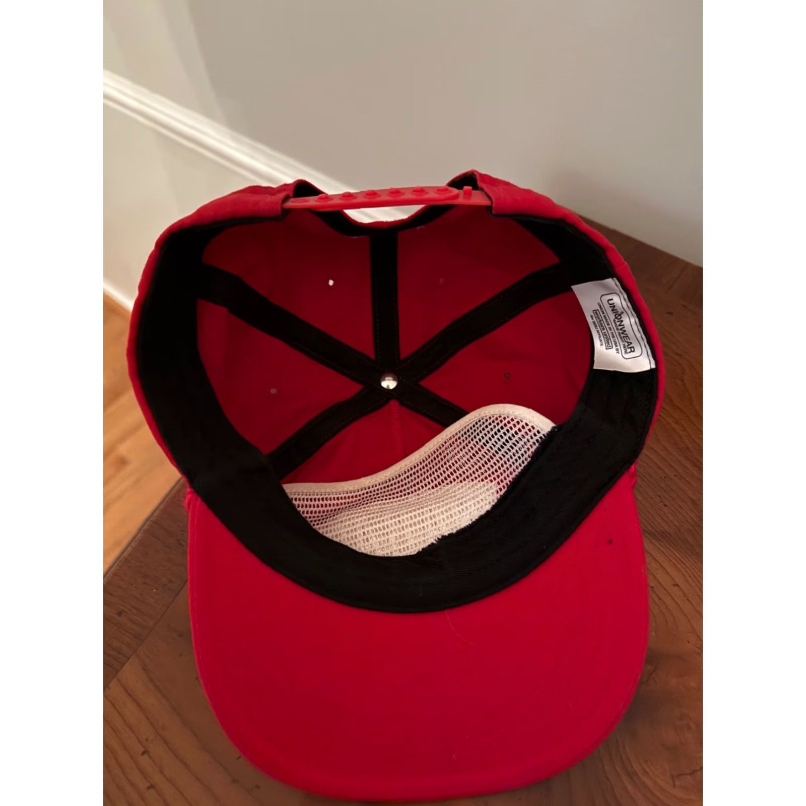 Vintage VINTAGE Wabash College Little Giants 1832 Adjustable Red SnapBack Trucker Hat Size ONE SIZE - 4 Thumbnail