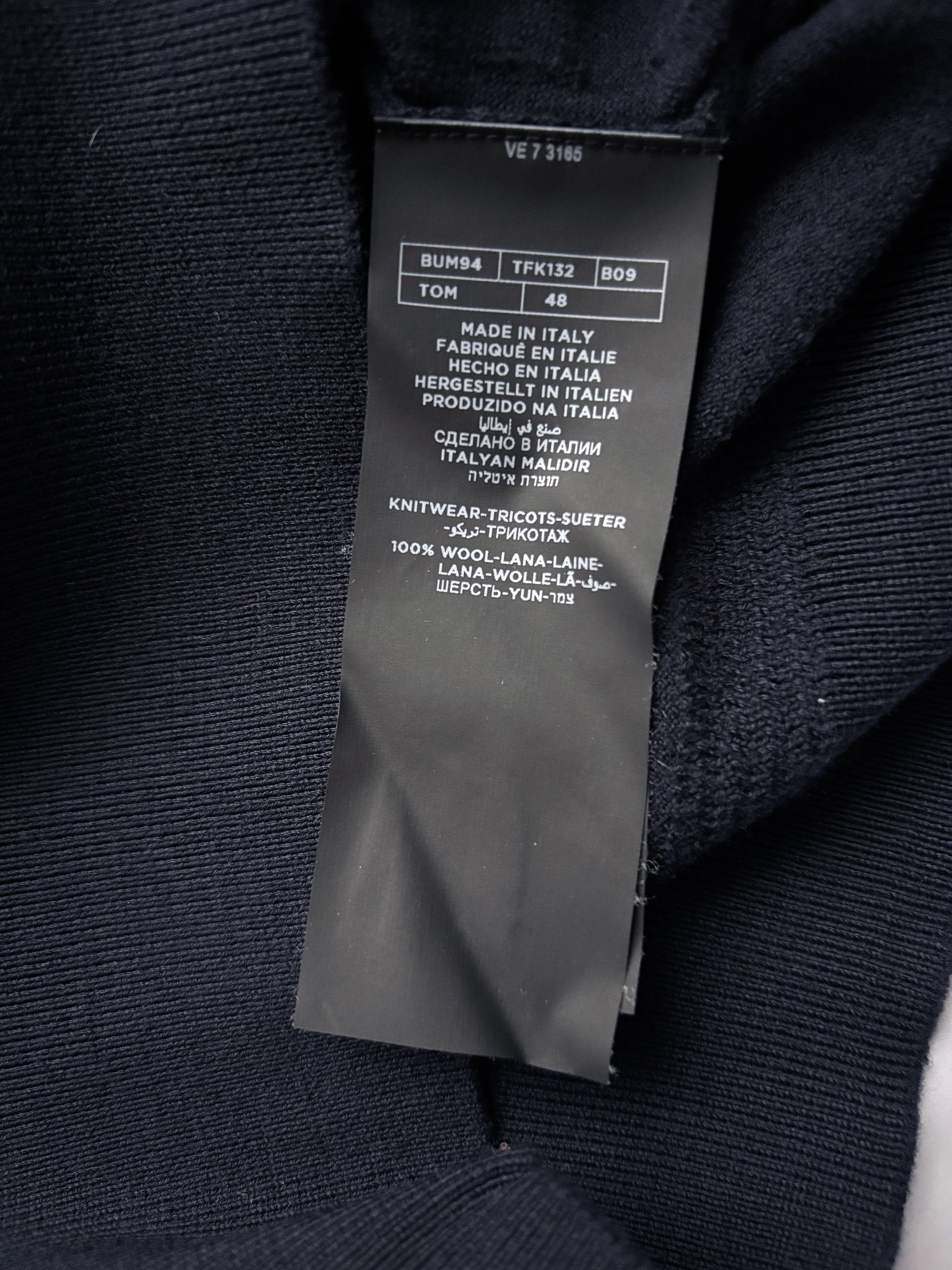 Tom Ford ⚡️QUICK SALE⚡️Tom Ford Navy Knit Long Sleeve Polo Size US M / EU 48-50 / 2 - 4 Thumbnail