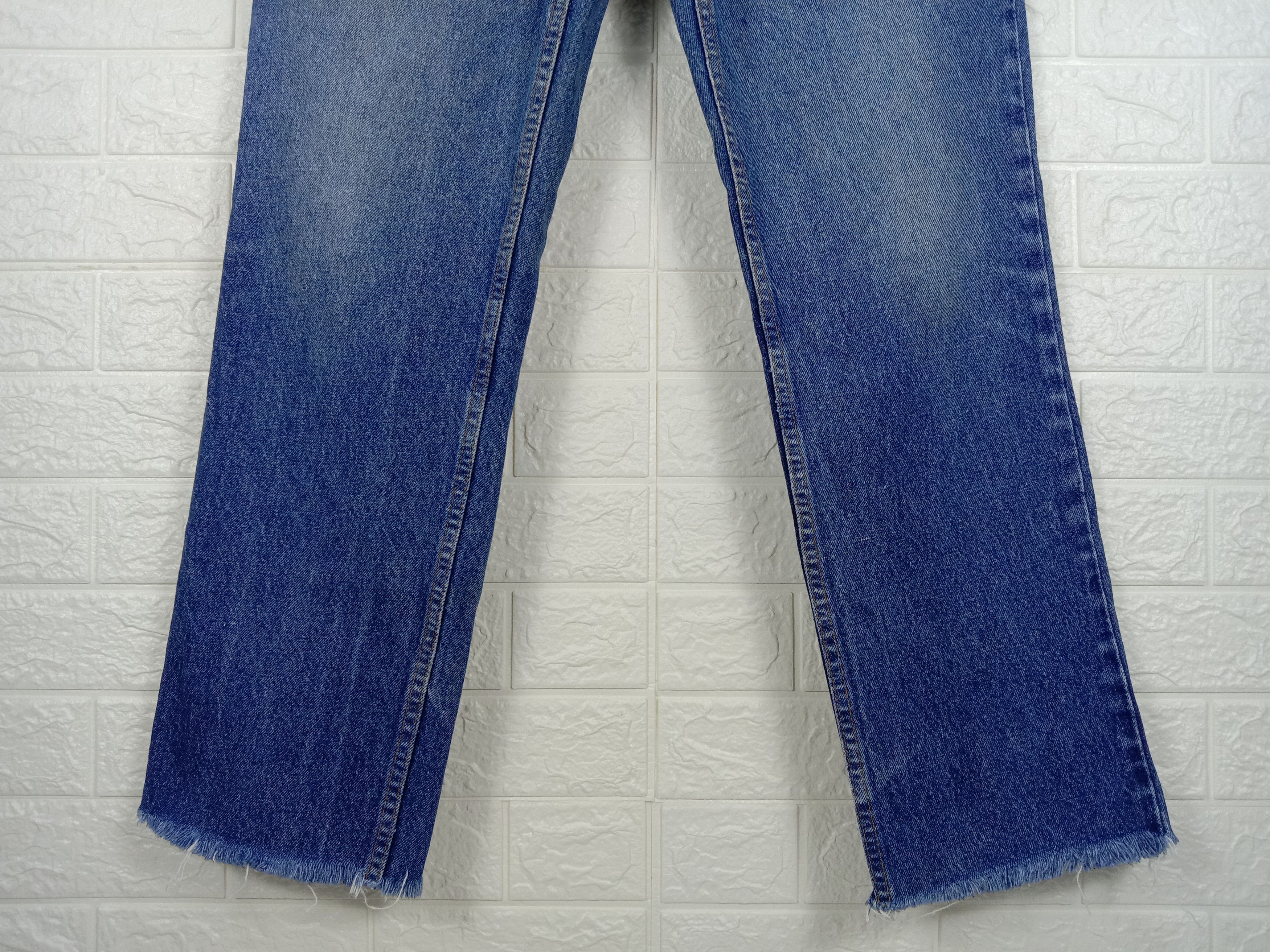 Levi's Vintage 90s Levi's 506 Orange Tab Jeans Blue Wash Denim Size 34" / US 12 / IT 48 - 4 Thumbnail