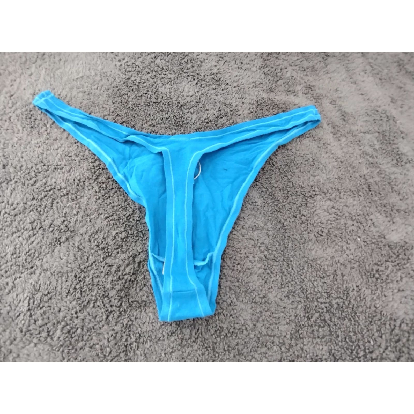 SKIMS Skims Mykonos Color Cotton Jersey Dipped Thong 3X Plus Size Panties Vshape Low Rise Womens Size XXL / US 16-18 / IT 52-54 - 2 Thumbnail
