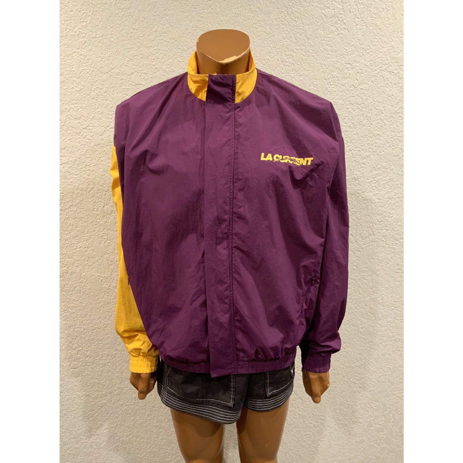 Natasha Zinko Natasha Zinko For ISL LA Current Swimming Team Windbreaker Two Tone Jacket Sz. L Men Jacket Windbreaker Multicolor Two Tone Retro" Size US L / EU 52-54 / 3 - 7 Thumbnail