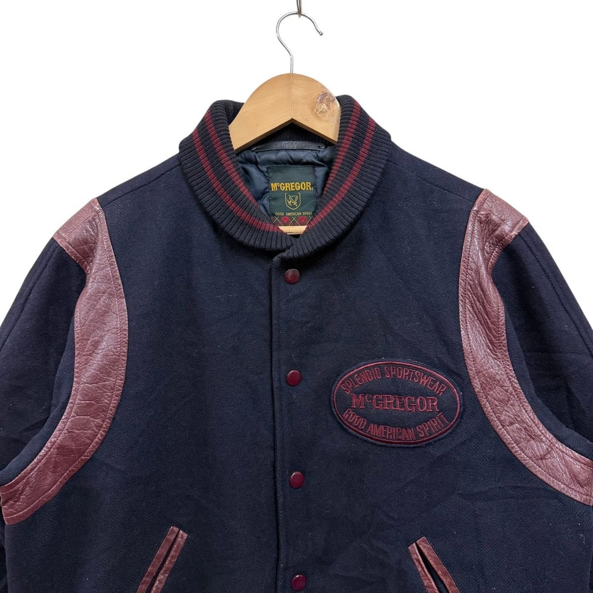 McGregor Vintage Mcgregor Varsity Wool Leather Size US L / EU 52-54 / 3 - 3 Thumbnail