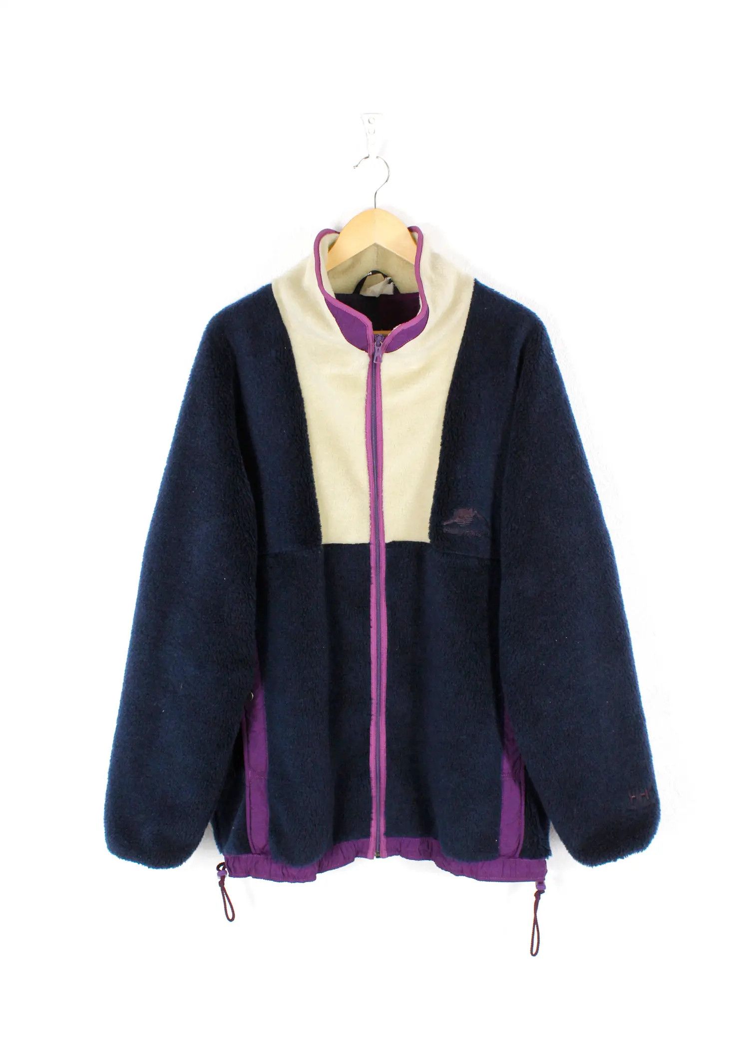 Helly Hansen × Vintage Vintage Helly Hansen Logo Fleece Outdoor Jacket 90s Size US XL / EU 56 / 4 - 1 Thumbnail