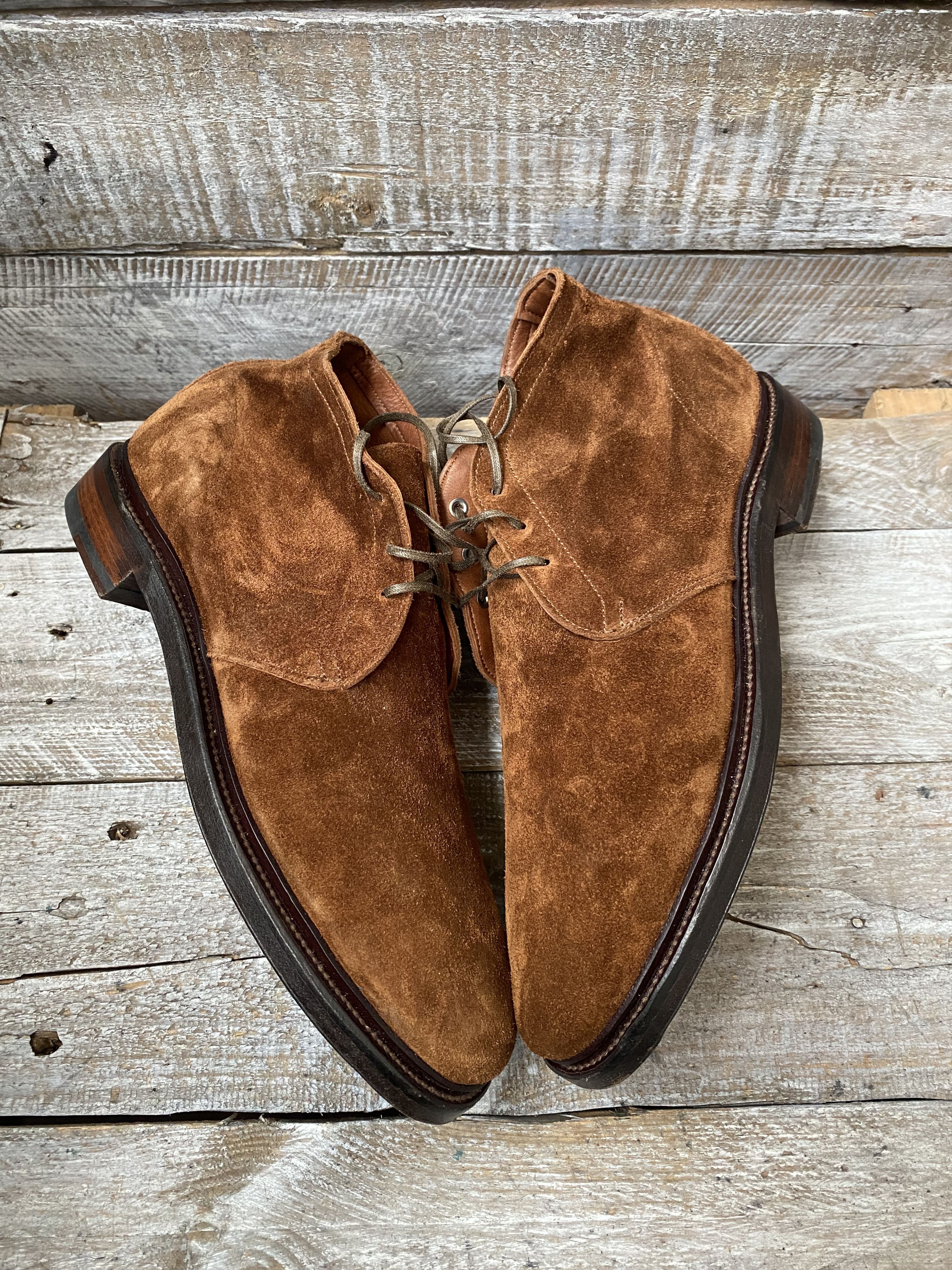 Viberg Viberg chukka suede brown boots sz 6.5 Size US 7 / EU 40 - 11 Thumbnail
