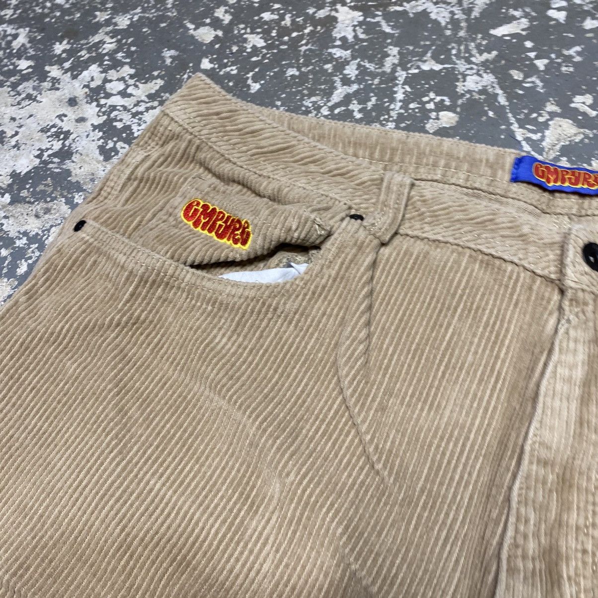 Empyre Vintage Empyre Thick Corduroy Tan Baggy Y2k Pants Size US 39 - 5 Thumbnail