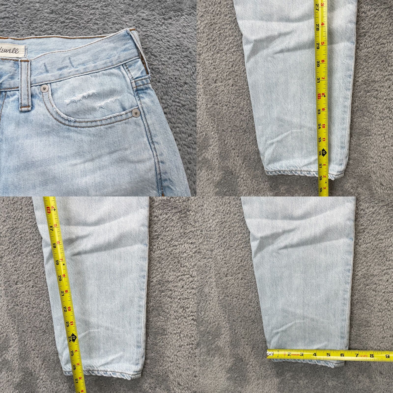 Madewell Madewell Jeans Womens 27 Blue The Perfect Summer Denim Cotton Light Wash City Preppy 5-Pocket Mens Womens Size 27" / US 4 / IT 40 - 8 Thumbnail