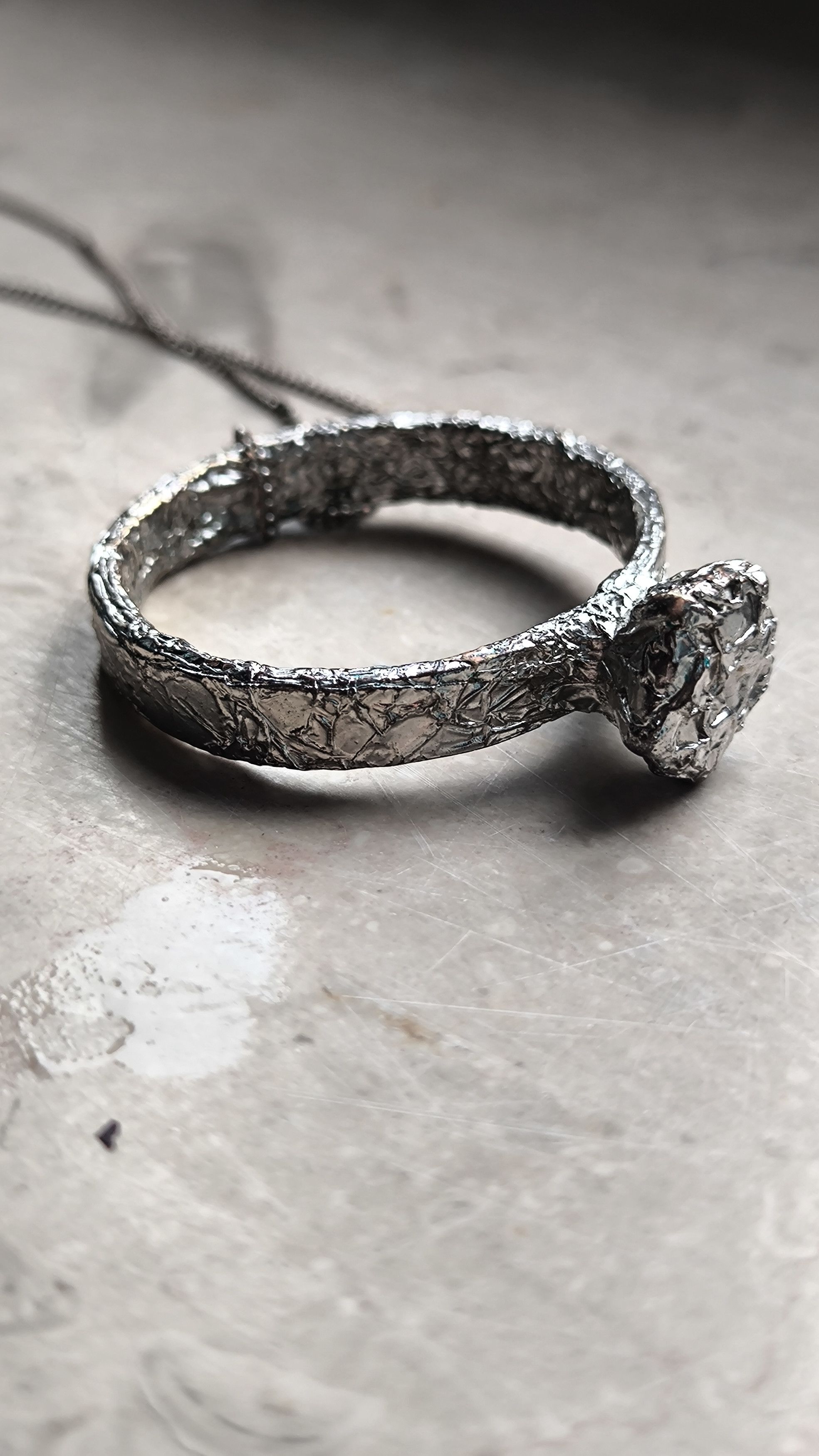 Maison Margiela Maison Margiela 4 Stitch Ring Silver No. 11 | Grailed