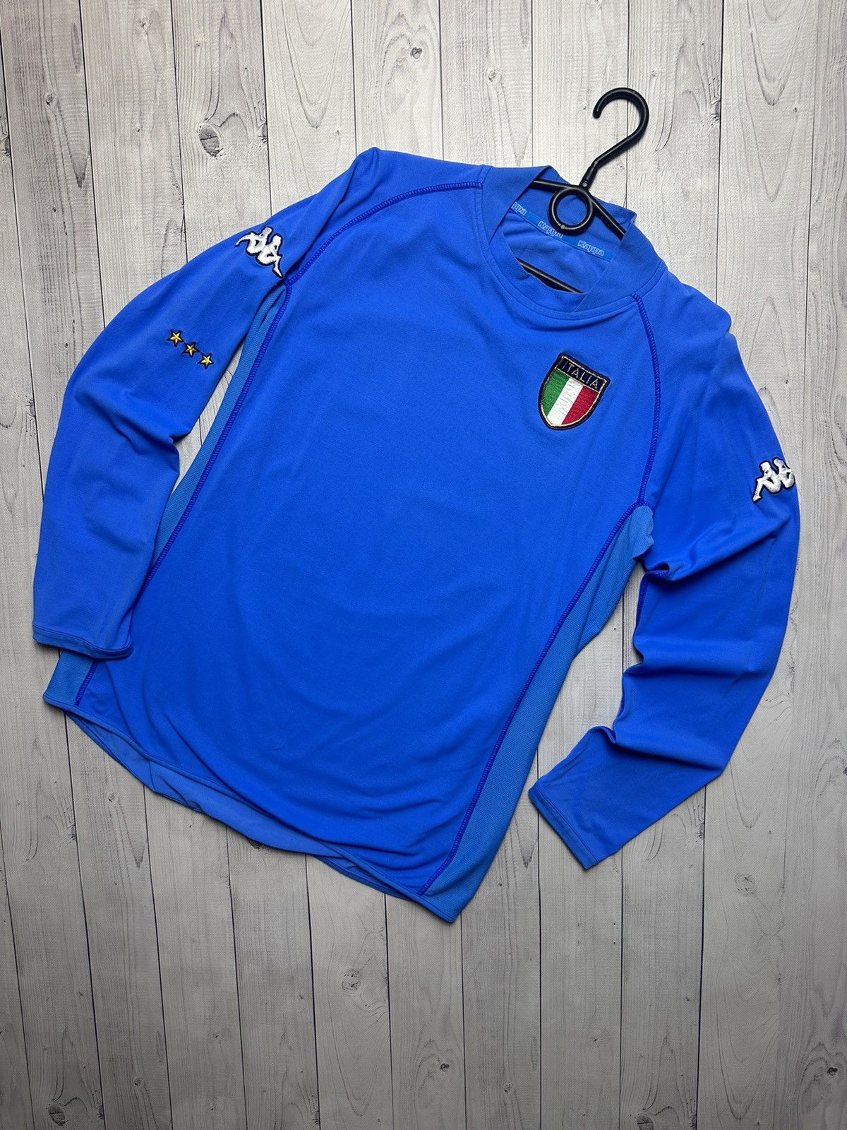 Kappa × Vintage Vintage Italy soccer jersey kappa long sleeve Italia Size Xl Size US XL / EU 56 / 4 - 1 Thumbnail