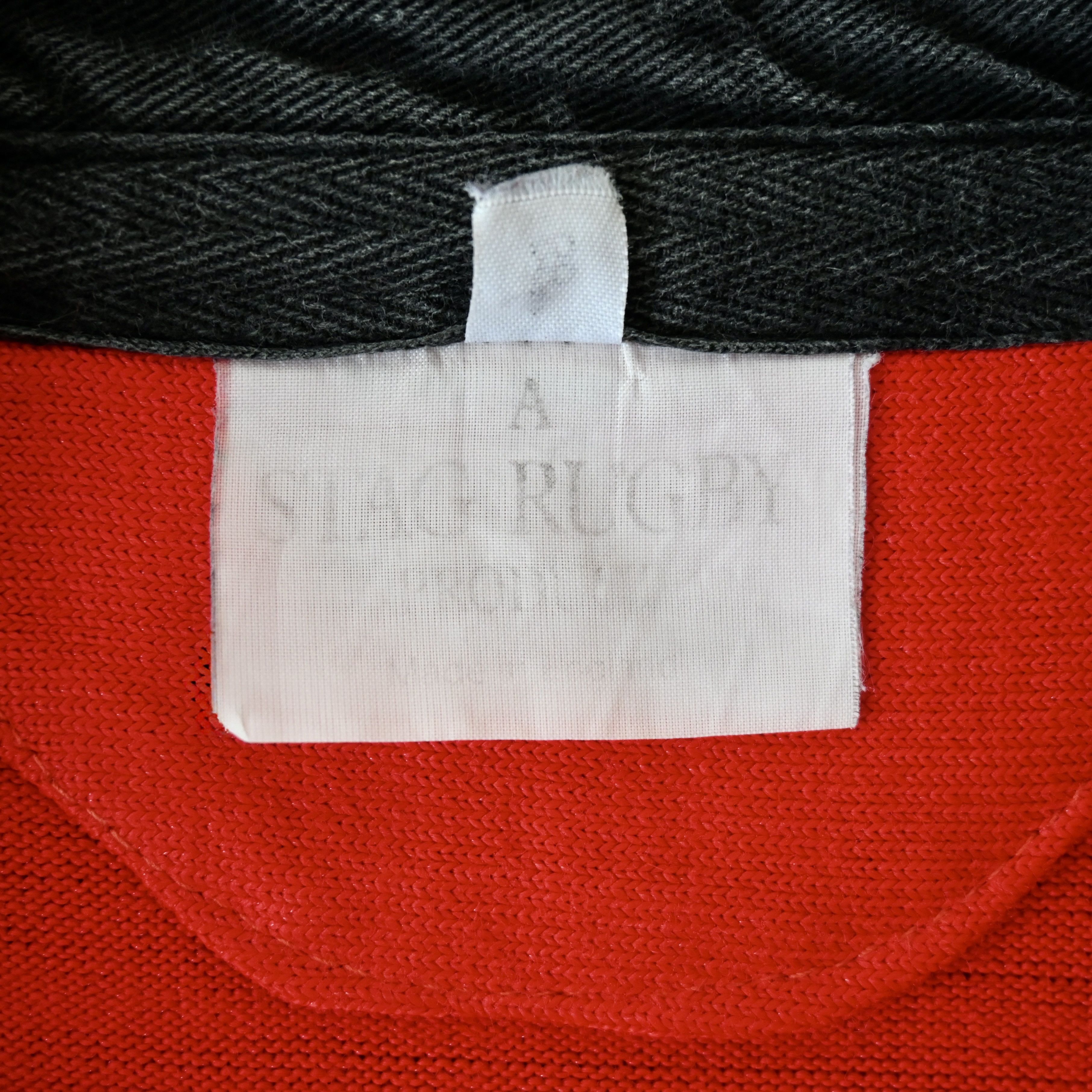 Vintage VTG 1990s STAG RUGBY PRODUCT red x black rugby shirt Size US S / EU 44-46 / 1 - 18 Thumbnail