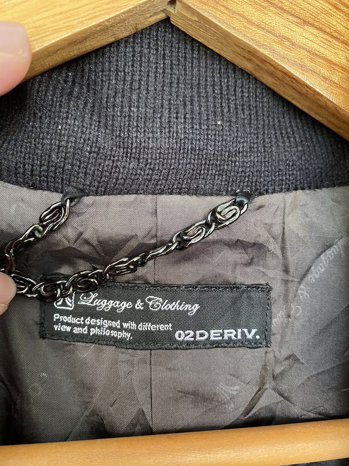 02DERIV. 02 Deriv Leather and velvet Jacket Size US S / EU 44-46 / 1 - 15 Thumbnail