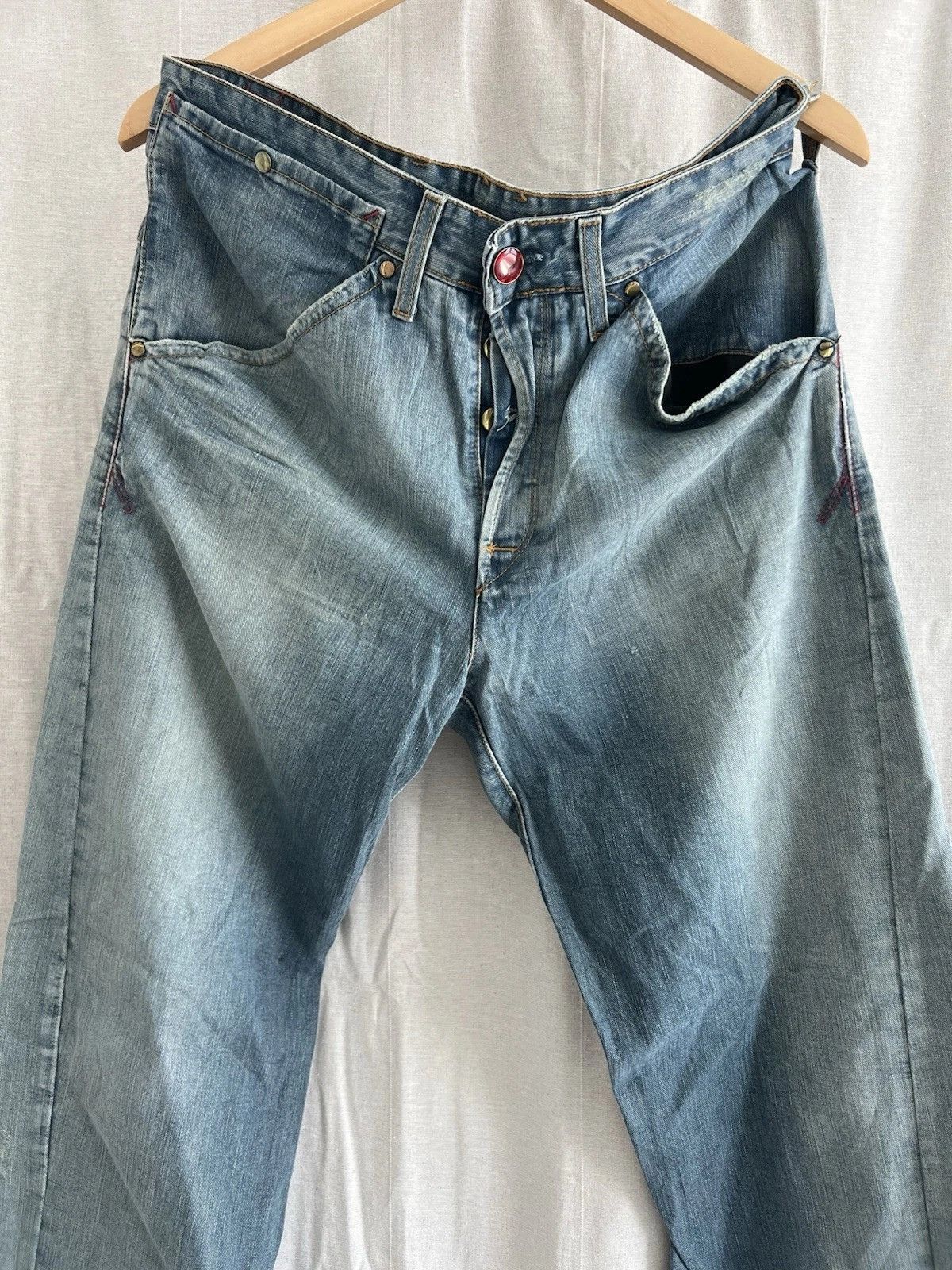 Levi's Levis Engineered Jeans Buckleback Tag W33 Actual 34x31 Size US 33 - 2 Thumbnail