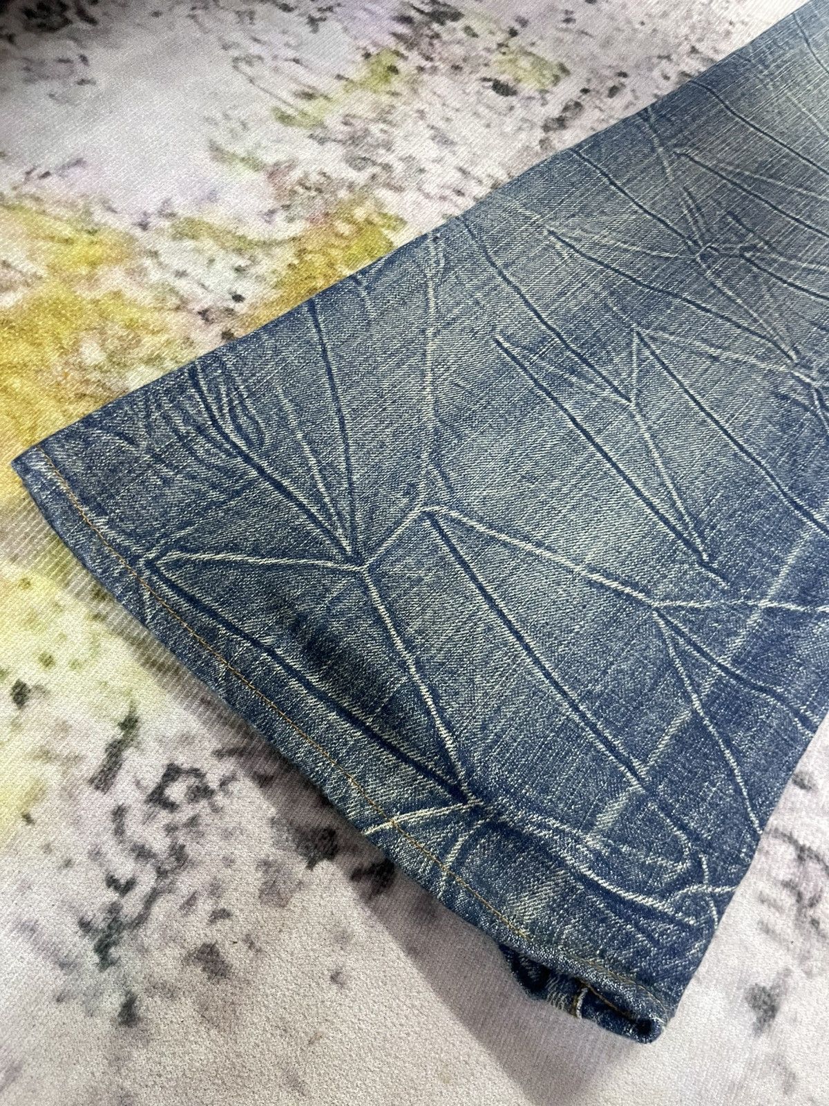Other Flare Japanese Jeans Lightning Wash Real Vintage Size US 34 / EU 50 - 12 Thumbnail