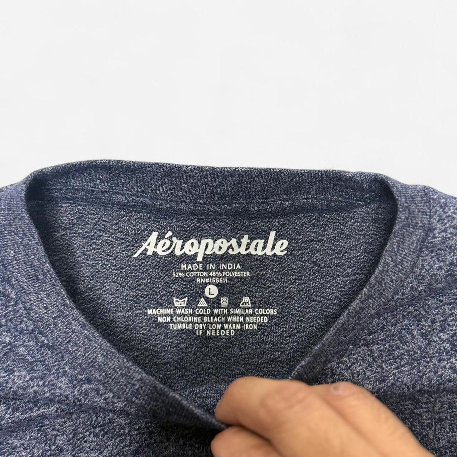 Aeropostale Aeropostale Navy Embossed Number Graphic Tee Men’s Large Size US L / EU 52-54 / 3 - 5 Thumbnail