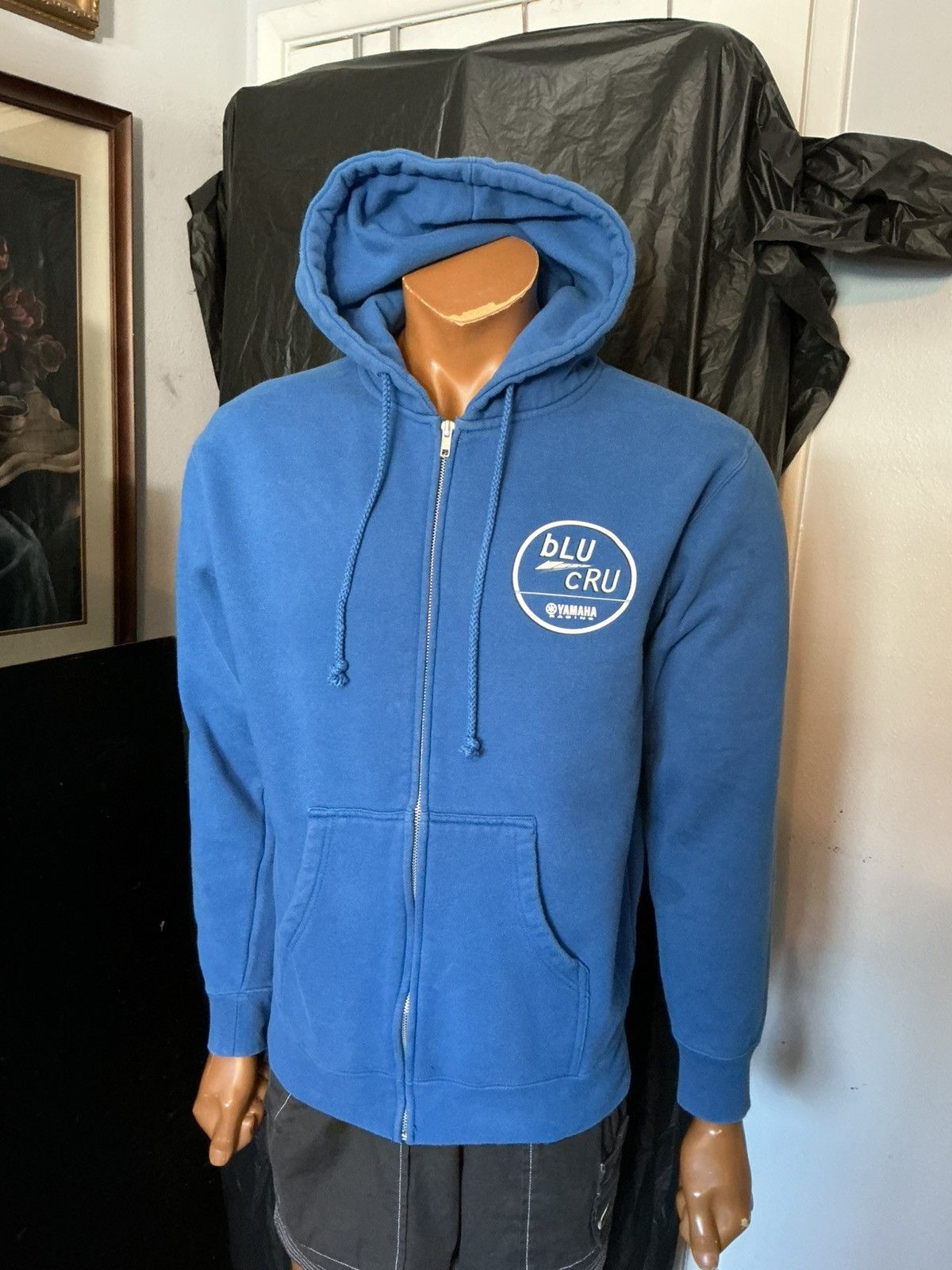 Yamaha Yamaha Racing Blu Cru Motorsports MX Dirt Bike Zip Hoodie Size US M / EU 48-50 / 2 - 11 Thumbnail