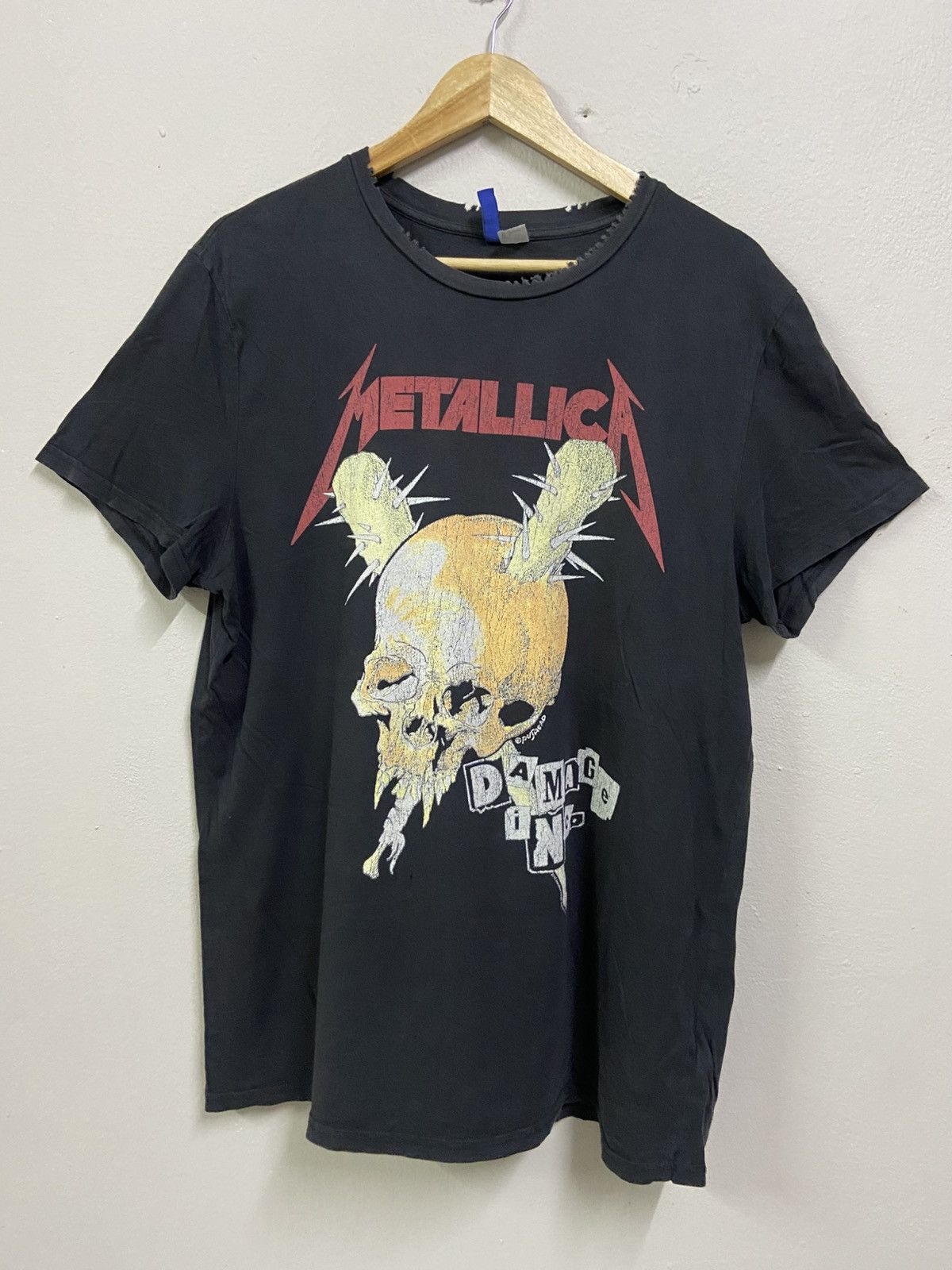 Band Tees × Metallica × Vintage Distressed Metallica Pushead metal band tee vintage reprint Size US L / EU 52-54 / 3 - 1 Thumbnail