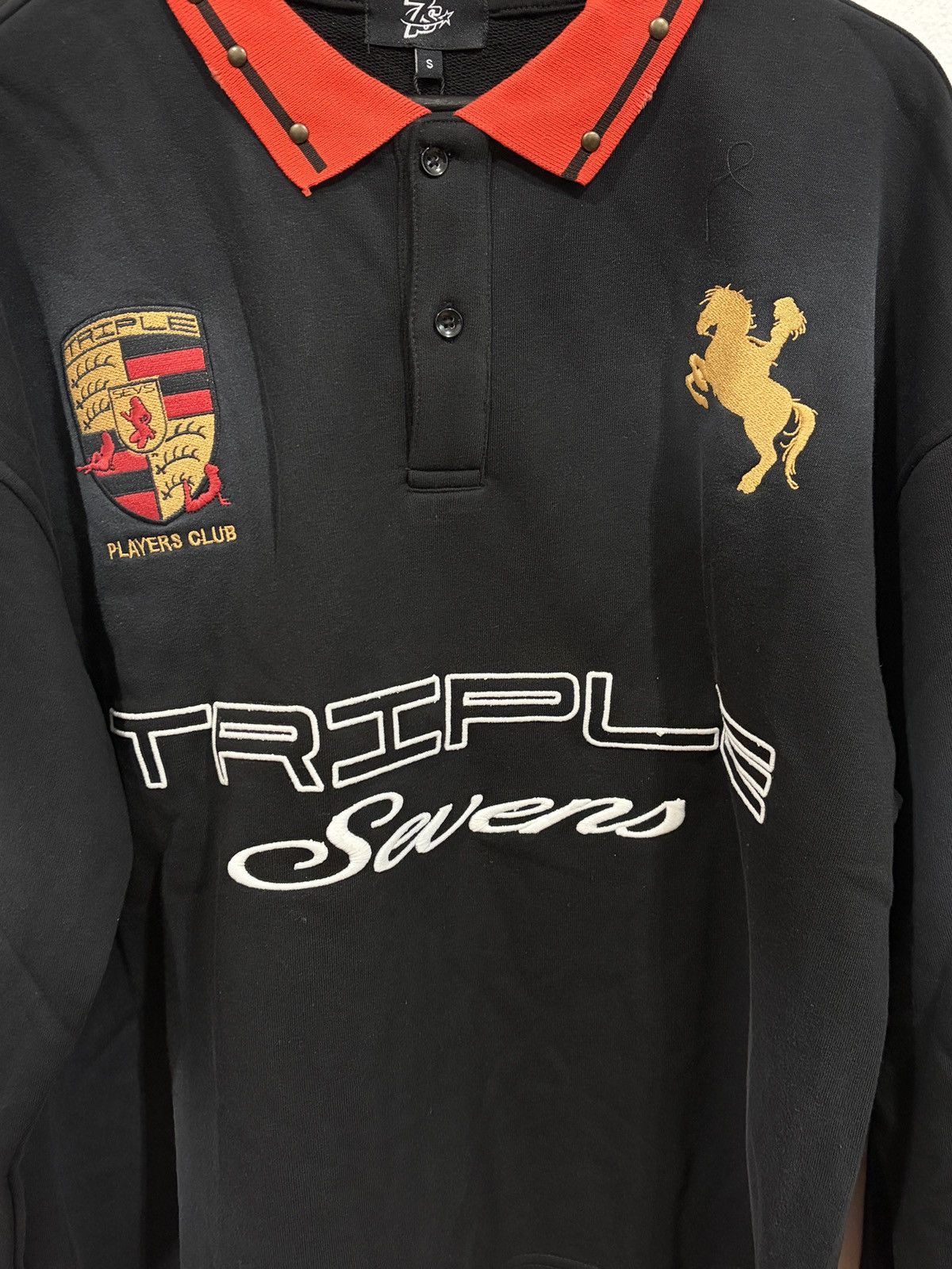 TRIPLE SEVENS Triple Sevens Sponsor Polo Black Size US S / EU 44-46 / 1 - 3 Thumbnail