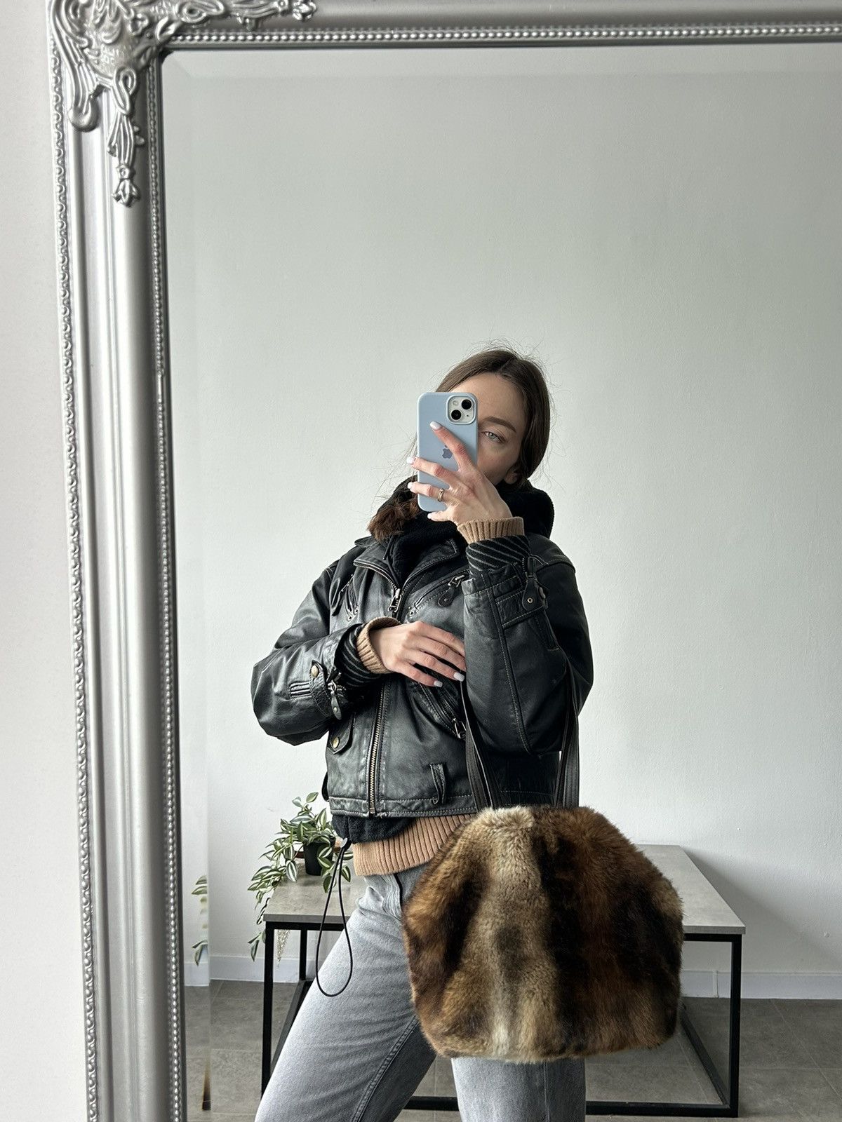 Vintage Vintage fur faux Y2K bag Size ONE SIZE - 9 Thumbnail