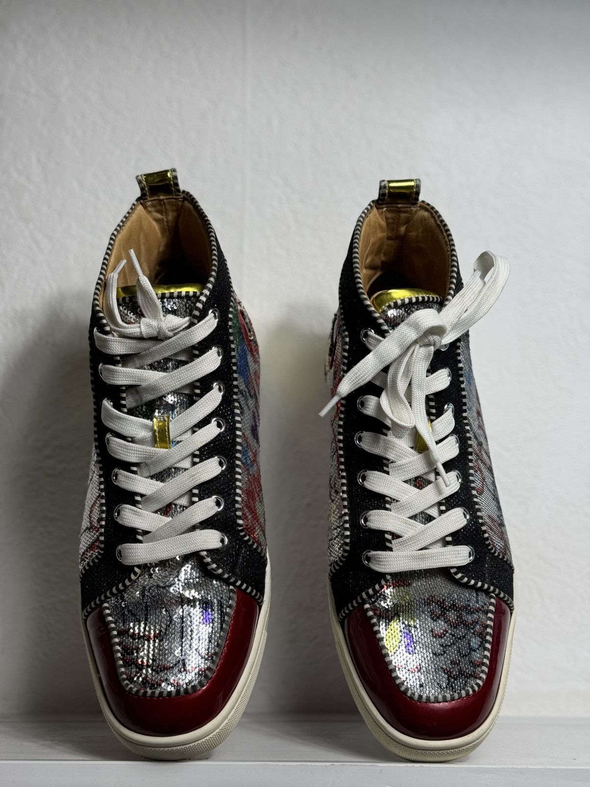 Christian Louboutin Christian Louboutin Graffiti Sequin High Sneakers Size 41 Size US 8 / EU 41 - 16 Thumbnail