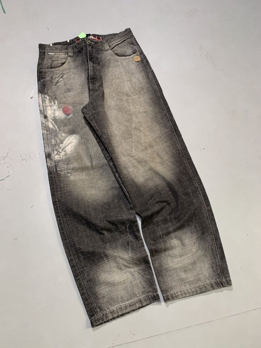 Southpole Rare vintage Y2K spell out embroidered denim Size US 34 / EU 50 - 1 Thumbnail