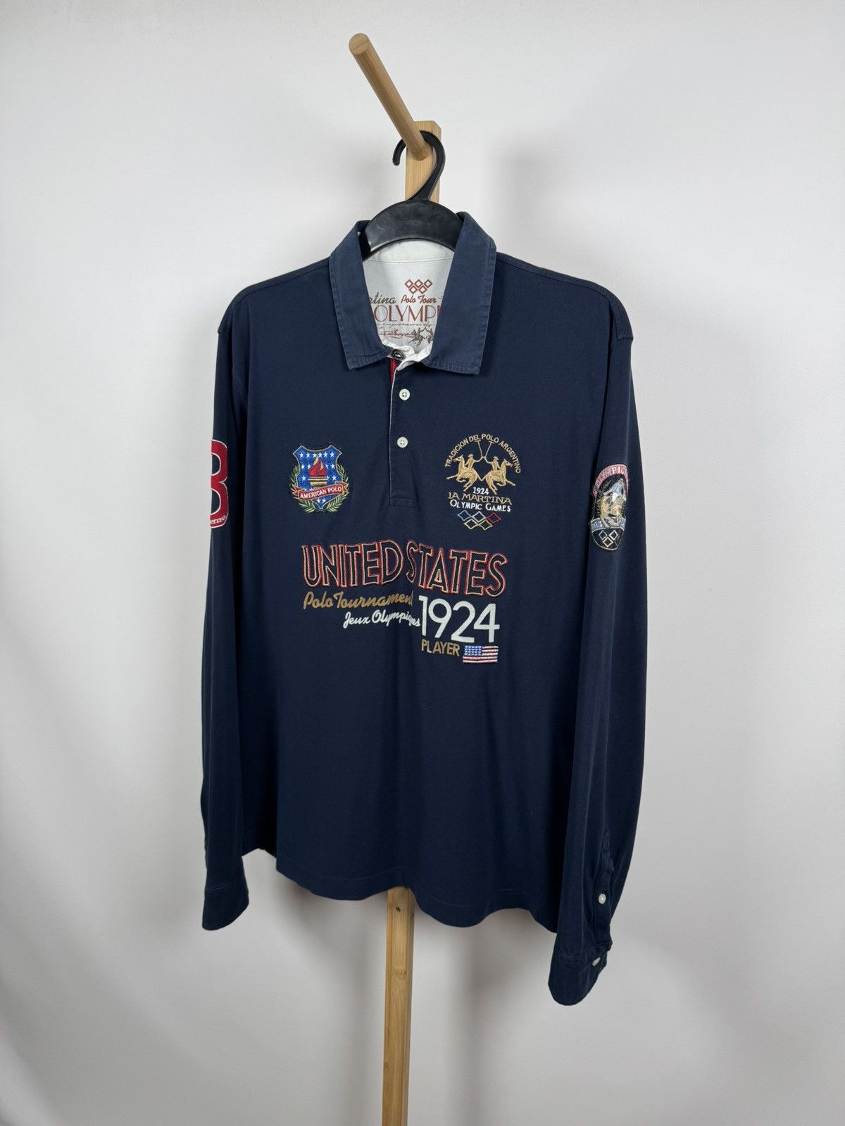 La Martina La Martina United States long sleeve polo sweatshirt XL Size US XL / EU 56 / 4 - 3 Thumbnail