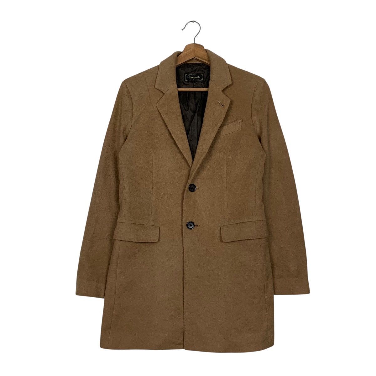 Vanquish Vanquish Brown Wool Coat Size US S / EU 44-46 / 1 - 1 Thumbnail