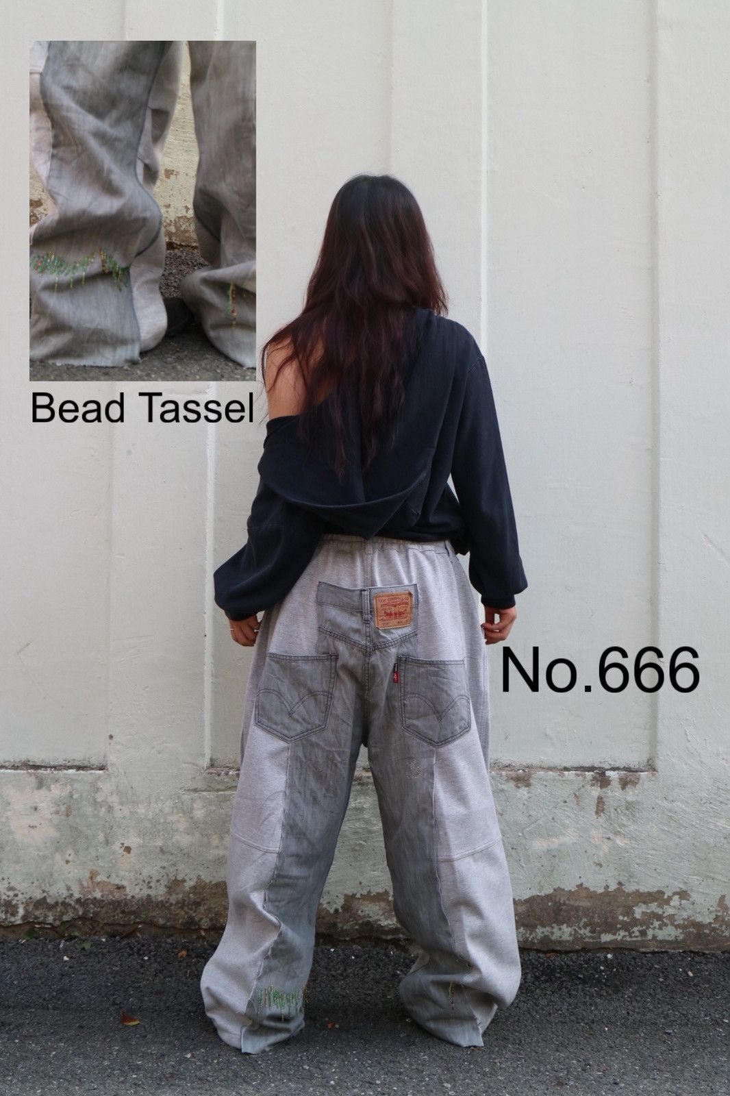 Vintage Cross Levi's denim custom pants (only one) Size US 32 / EU 48 - 1 Thumbnail
