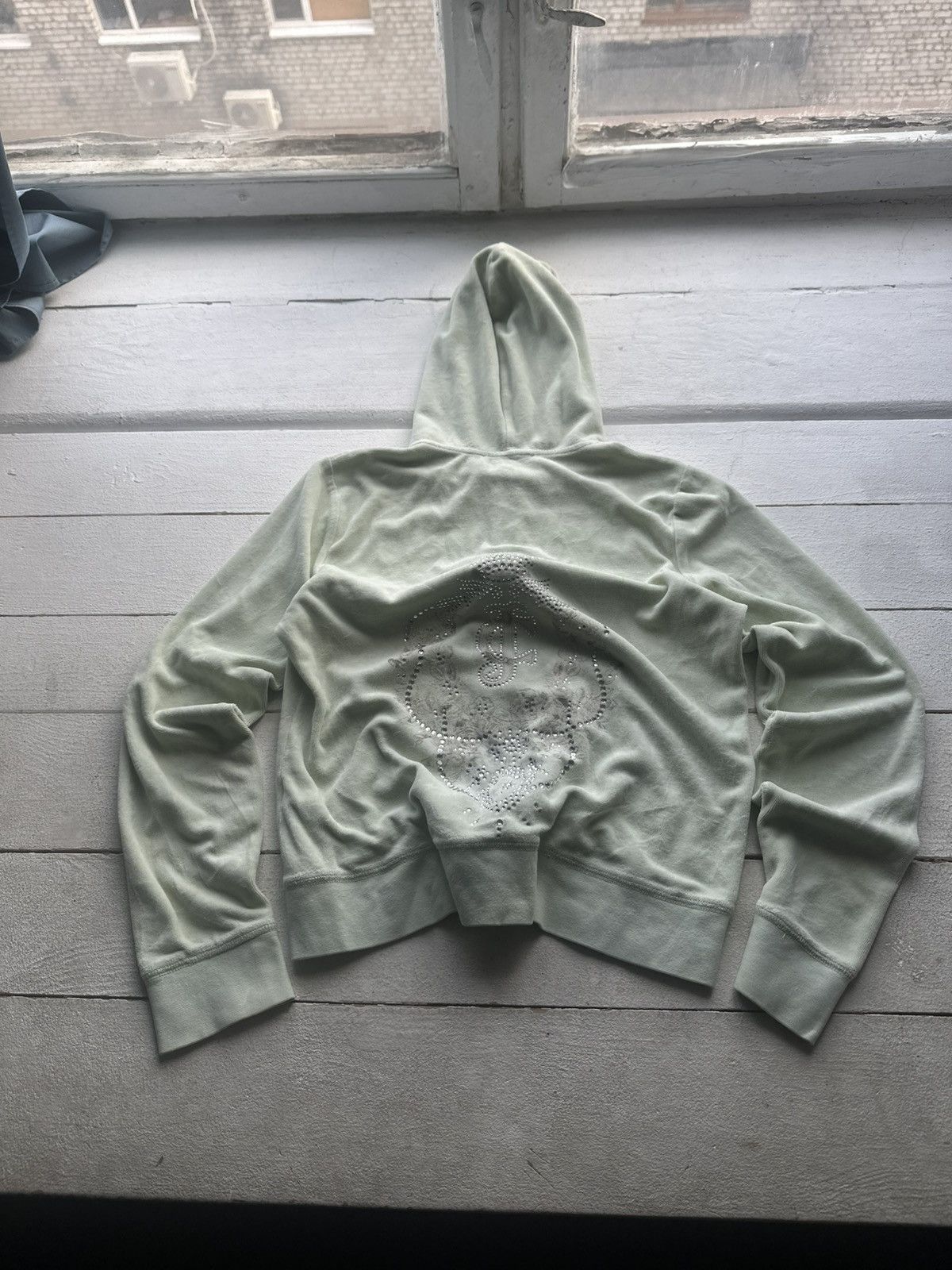 Vintage 🚨Vintage JUICY COUTURE ZIP HOODIE LOGO 90s RARE Y2K Size XL / US 12-14 / IT 48-50 - 1 Thumbnail