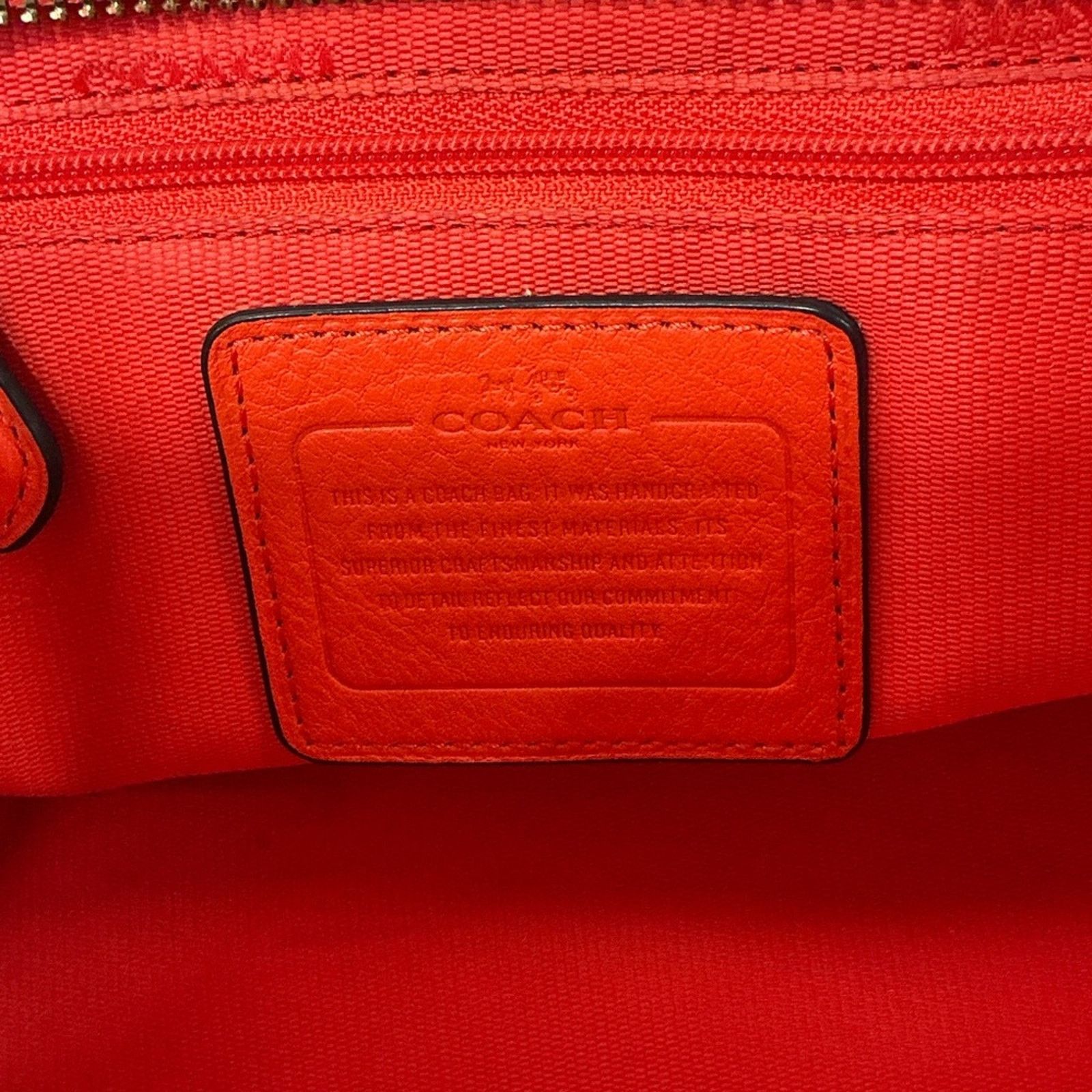 Coach Coach Mini Crosby Carryall 2 Tone Apricot/Coral Leather Size ONE SIZE - 14 Thumbnail