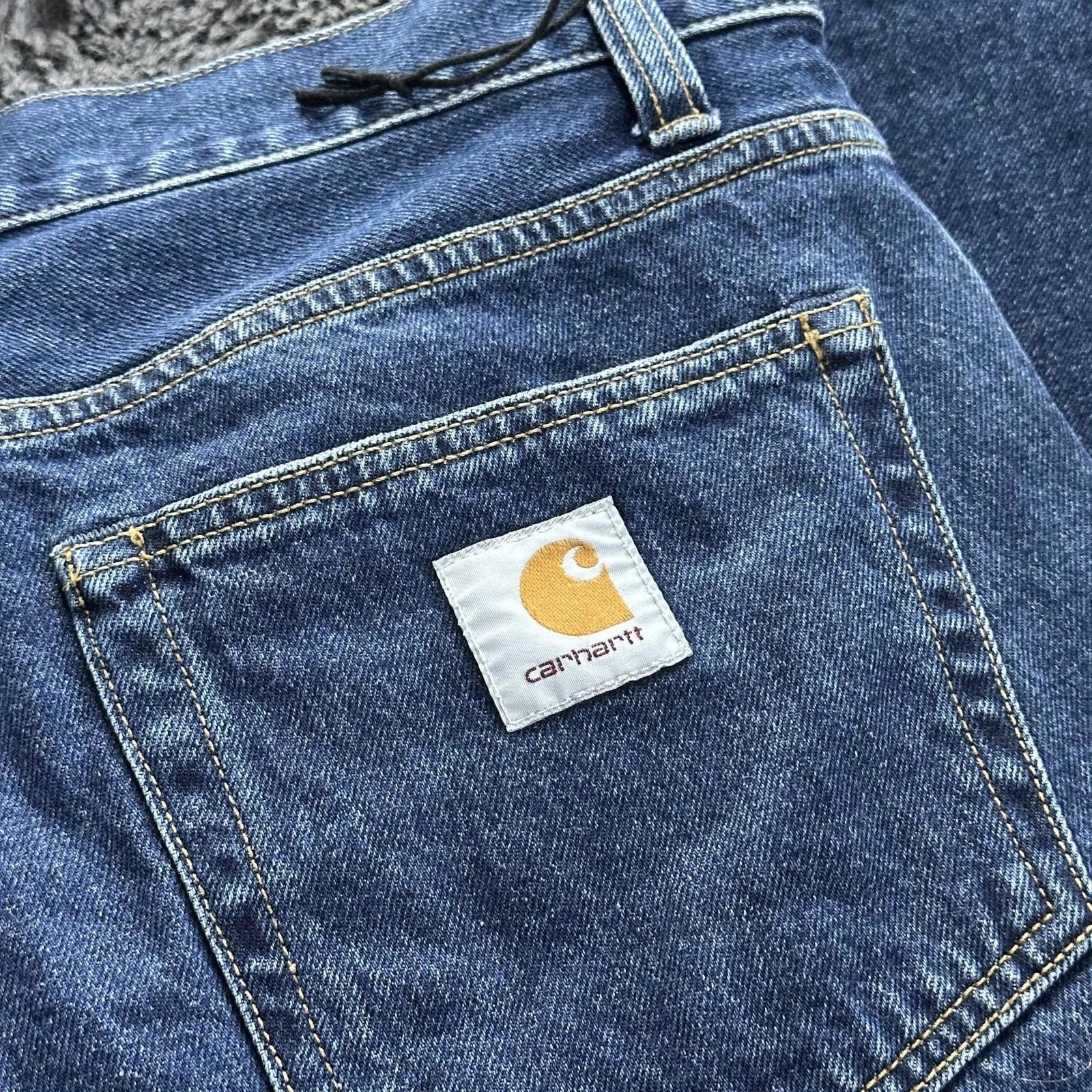 Carhartt Carhartt WIP Landon Pant Blue Stone Washed Size US 33 - 3 Thumbnail