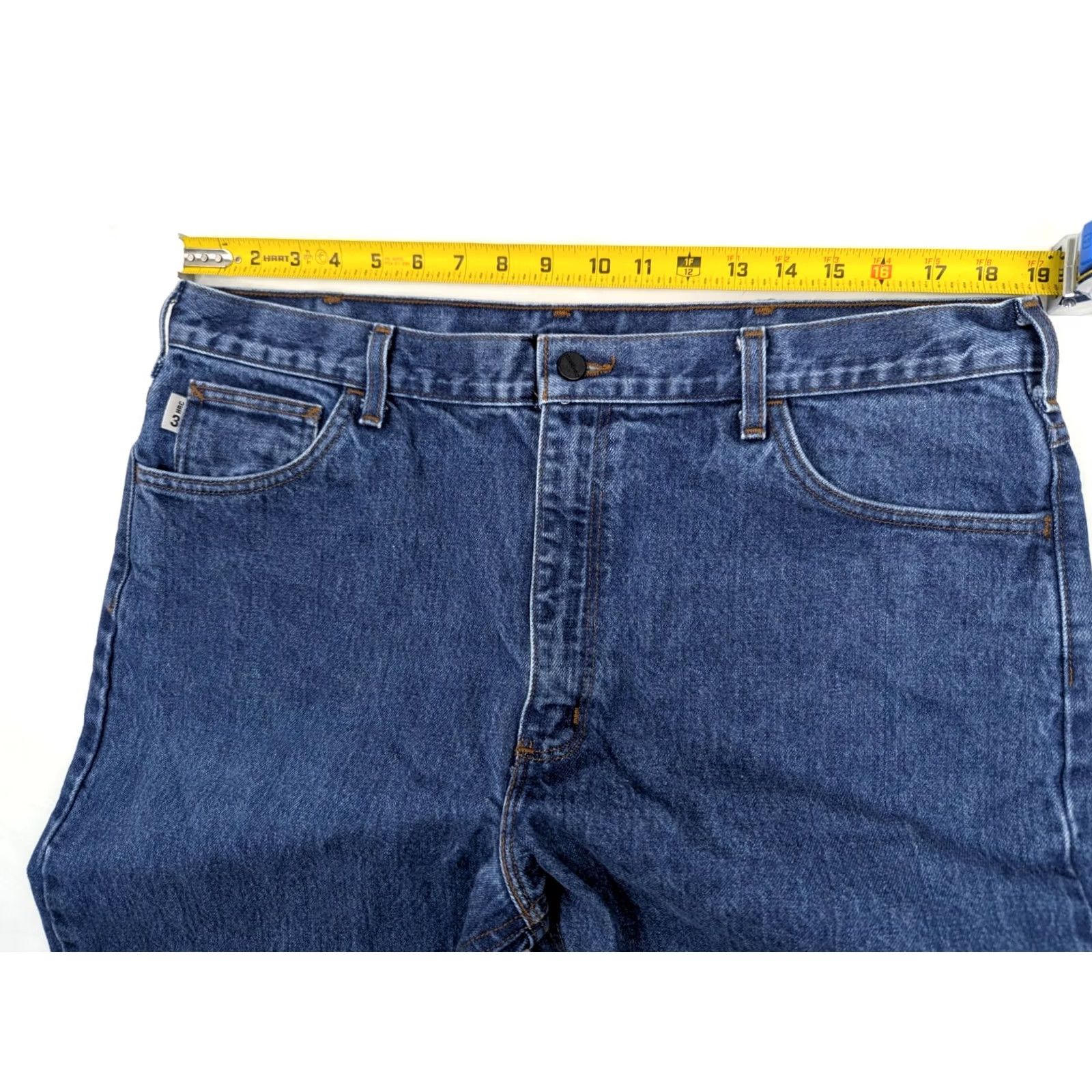 Carhartt Carhartt FR Fire Resistant Straight Leg Blue Jeans Men 38x32.5 Blue Denim 5-Pocket Logo USA Carhartt Pants Regular Straight Mens Jeans Size US 38 / EU 54 - 5 Thumbnail