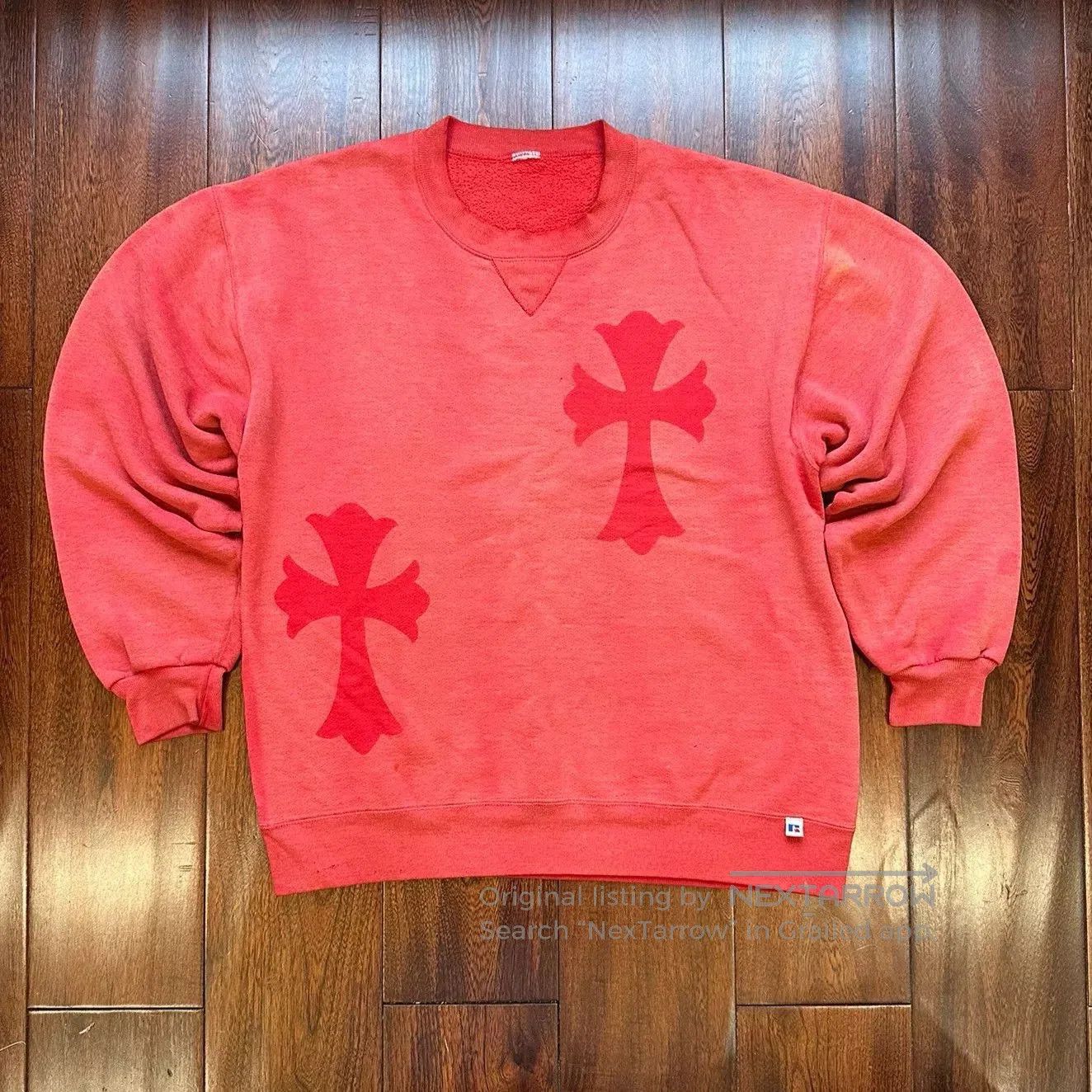 Vintage Vintage Russell Faded 80s Sweatshirt. Size US M / EU 48-50 / 2 - 1 Thumbnail