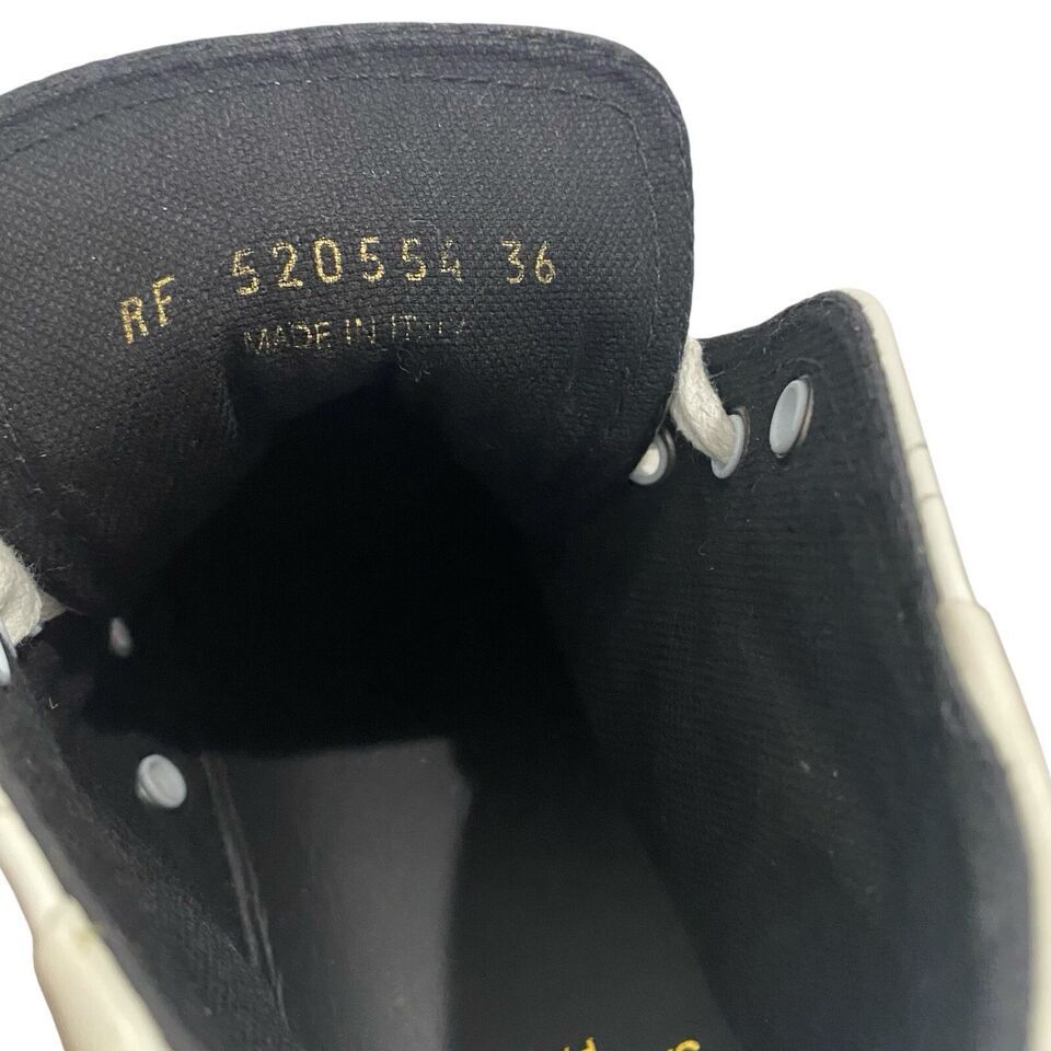 Saint Laurent Paris $695 Bedford White Distressed Leather High-Top Sneaker Size US 5 / IT 35 - 14 Thumbnail