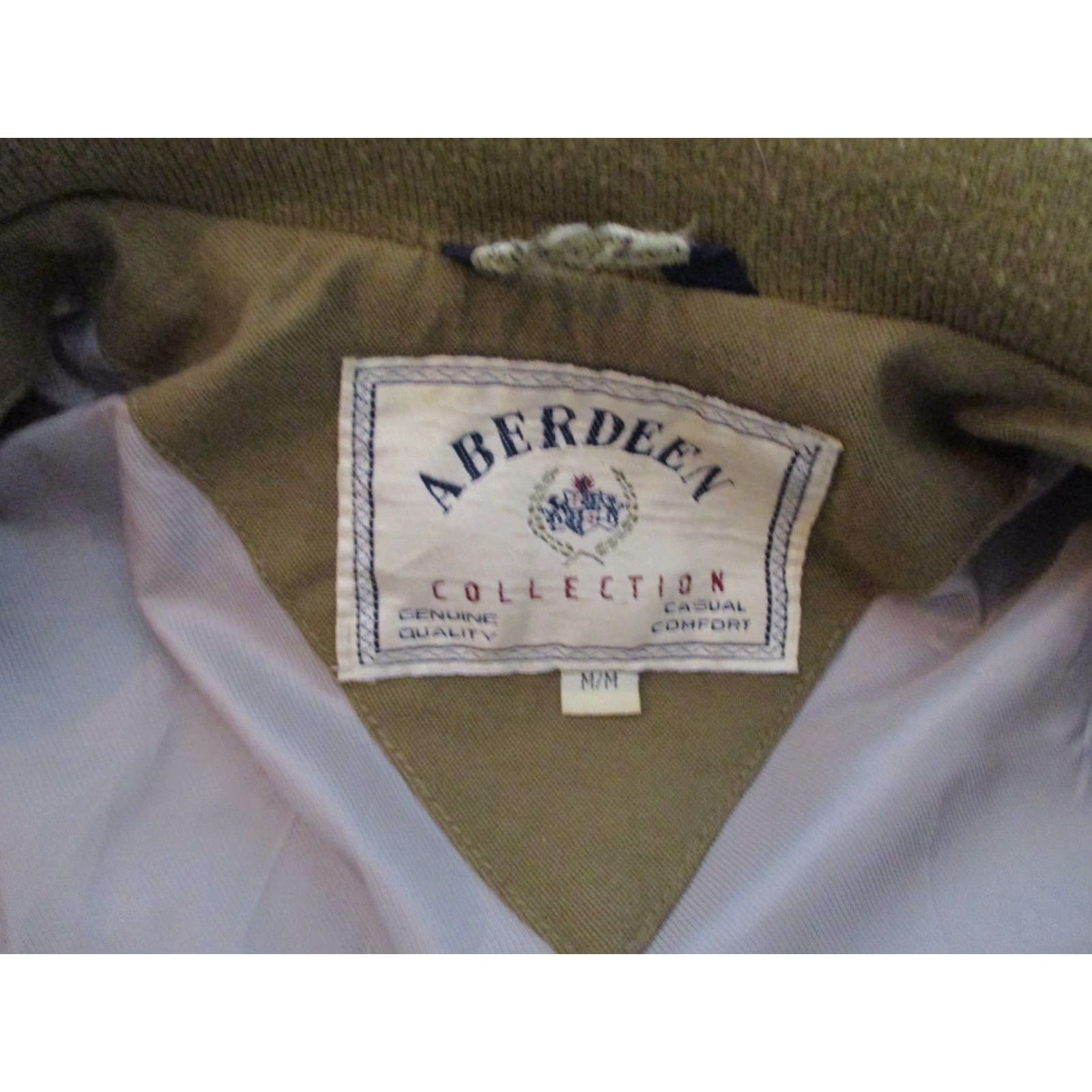 Vintage ABERDEEN Collection Taupe Brown Full Zip Jacket Men's M Size US M / EU 48-50 / 2 - 7 Thumbnail