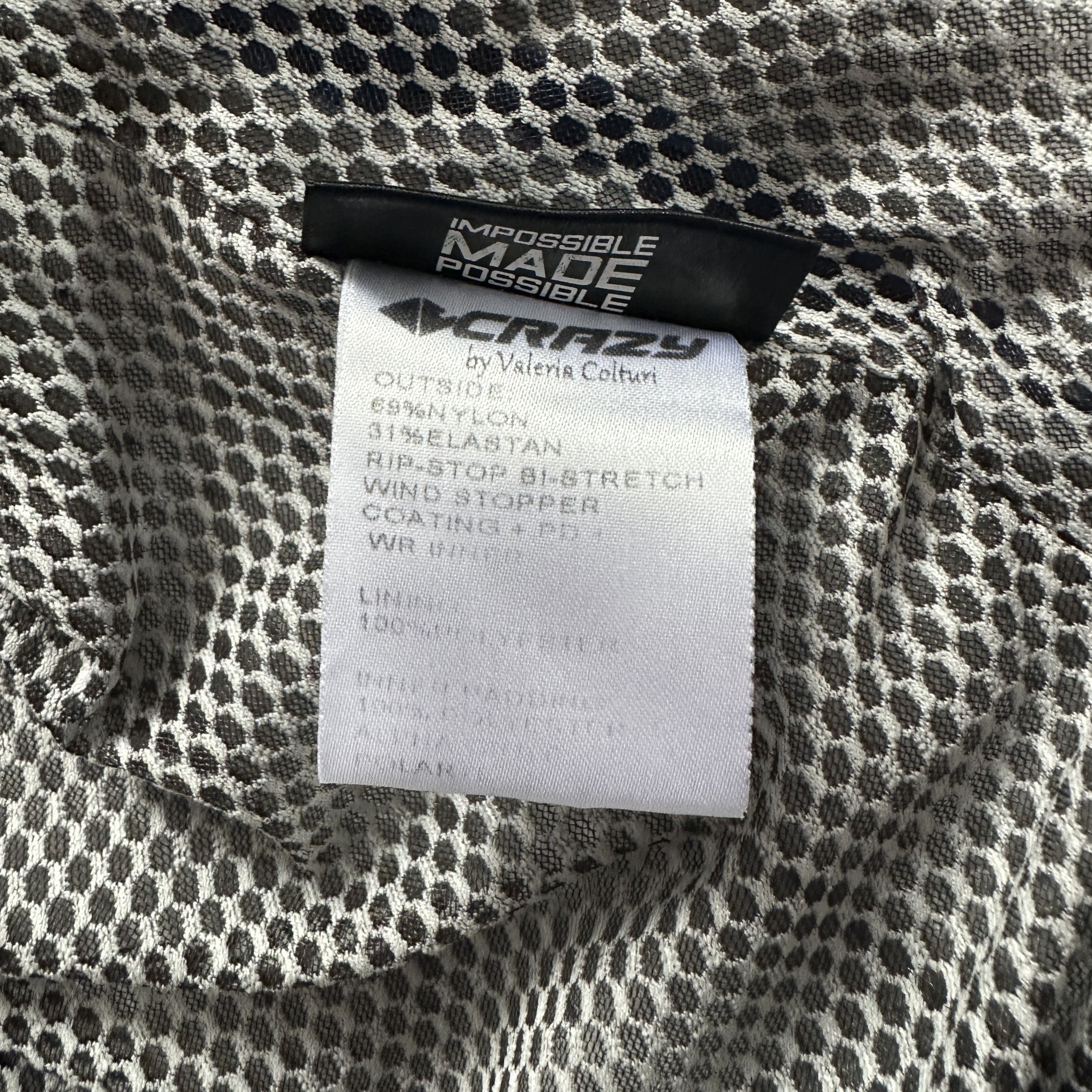 Other CRAZY By VALERIA COLTURI Jacket Reflective Logo Sportwear Size L / US 10 / IT 46 - 11 Thumbnail