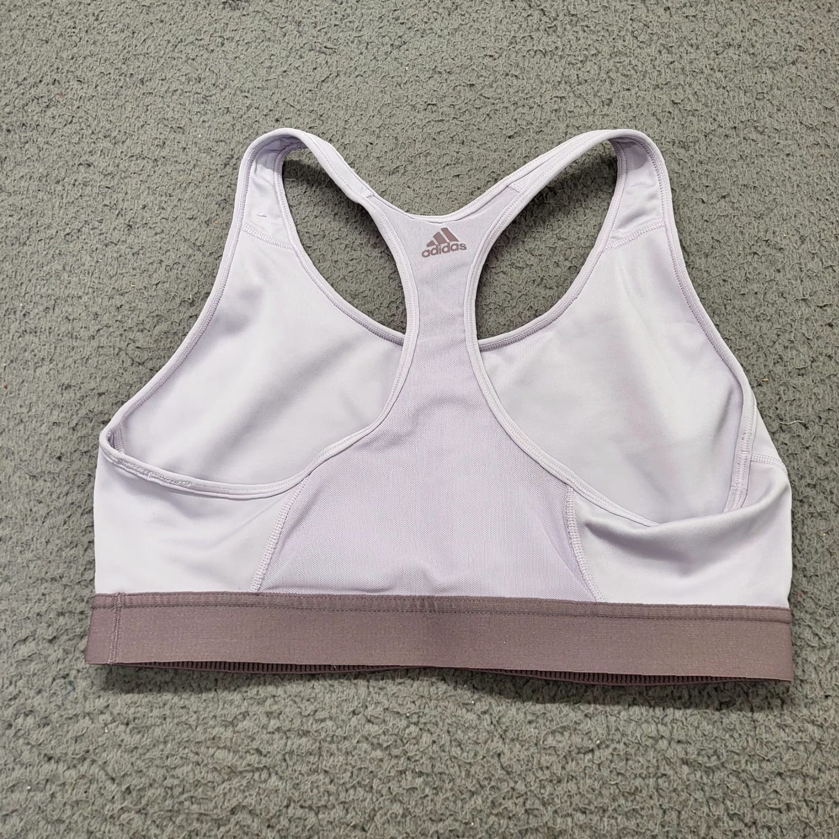 Adidas Adidas Sports Bra Womens Size Small Alphaskin -Impact Lavender Purple Athletic Shirt Size ONE SIZE - 3 Thumbnail