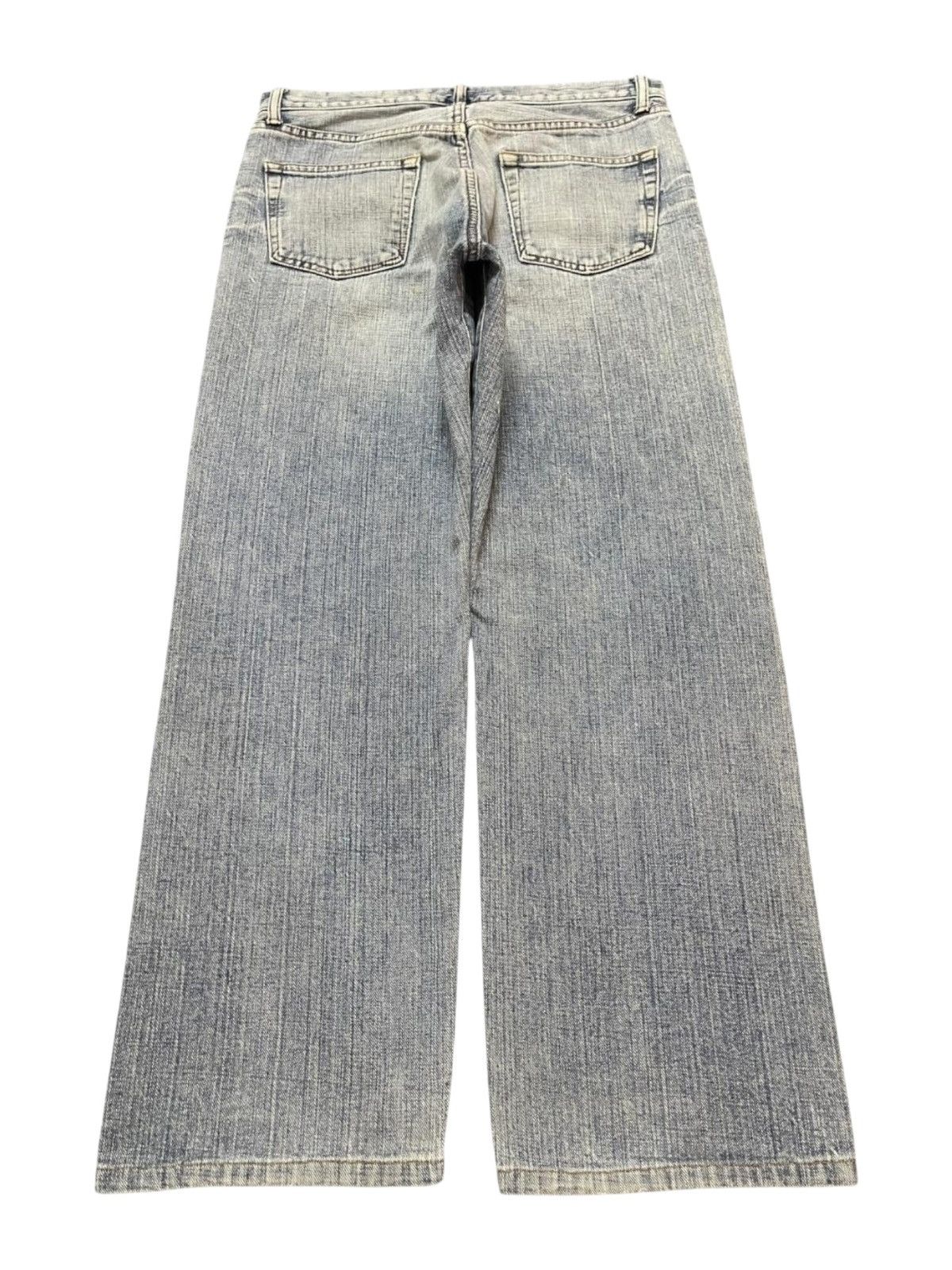 JNCO Vintage Y2K Japanese Brand Blue Faded Wash Wide Leg Baggy Size US 30 / EU 46 - 2 Thumbnail