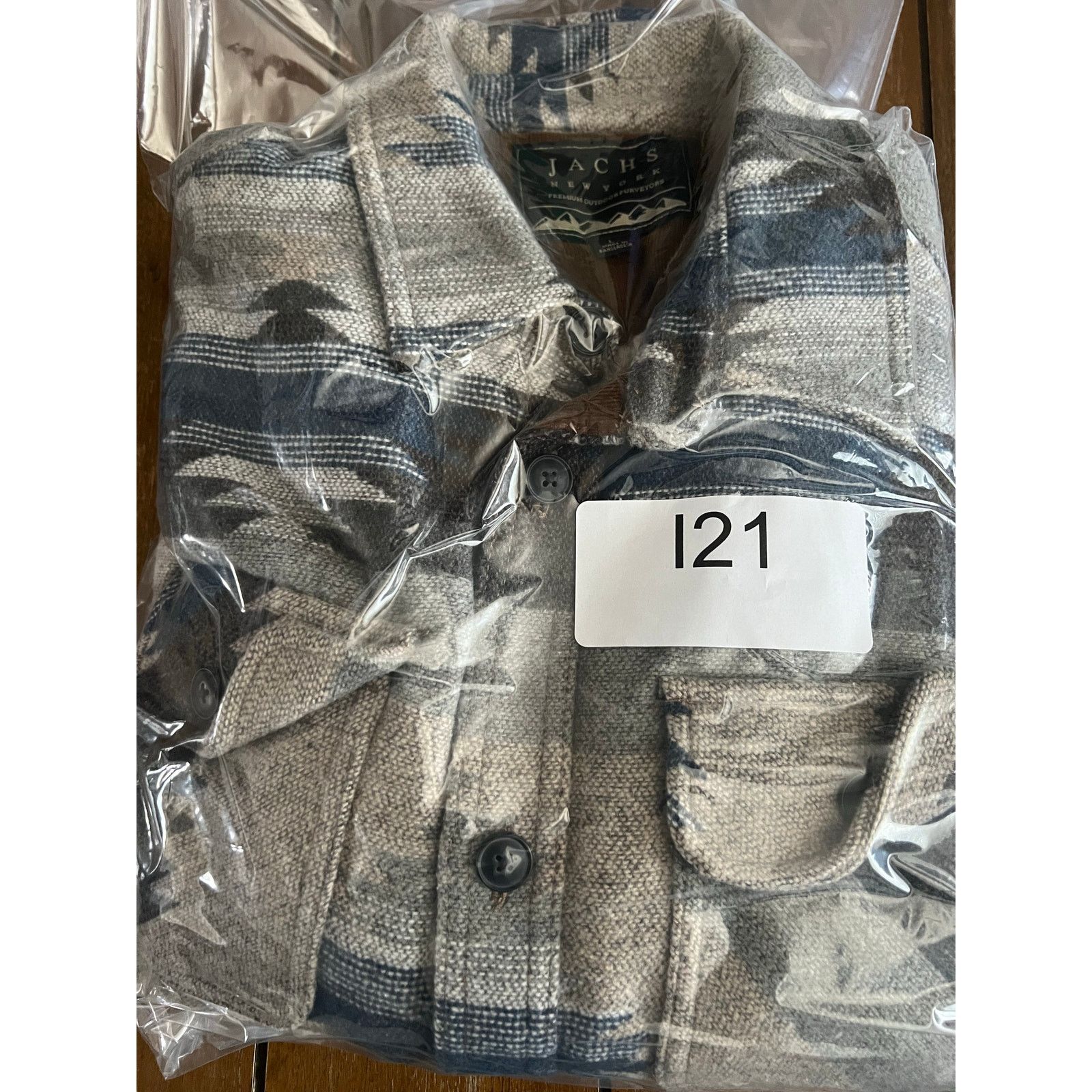 JACHS NY JACHS New York “Native-Aztec” Wool-Blend Shacket Jacket L Size US L / EU 52-54 / 3 - 12 Thumbnail