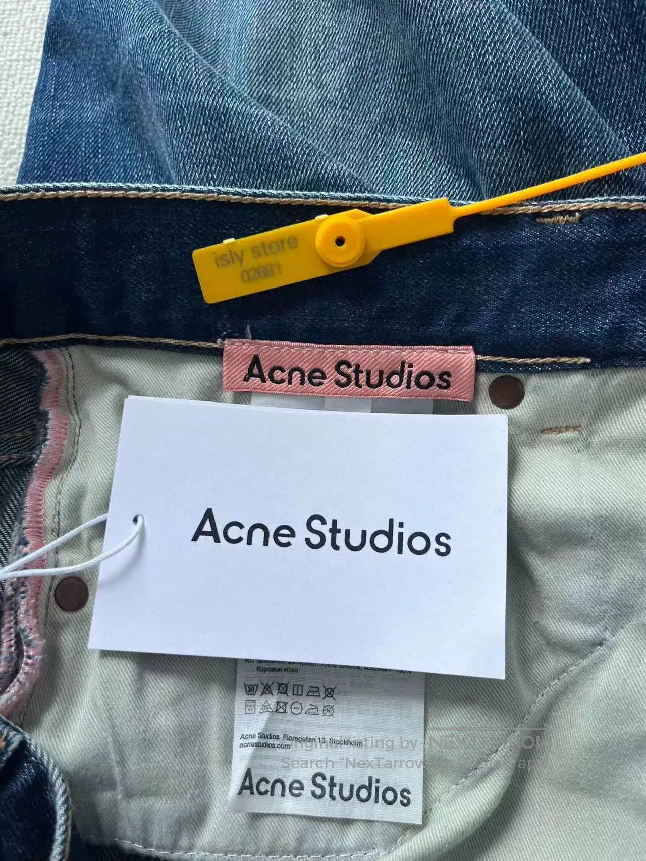 Acne Studios Acne Studios Flared Denim Trousers for Men. Size US 38 / EU 54 - 4 Thumbnail