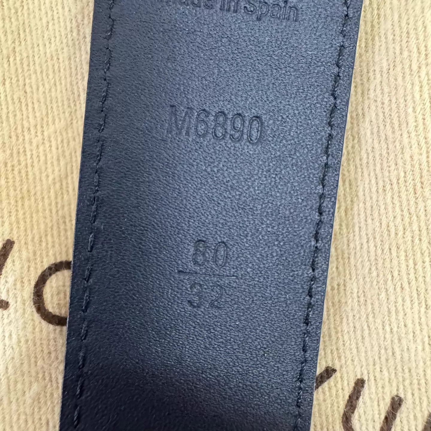 Louis Vuitton LV × Takashi Murakami Black Monogram Belt 99 New 32/80 Size ONE SIZE - 8 Thumbnail