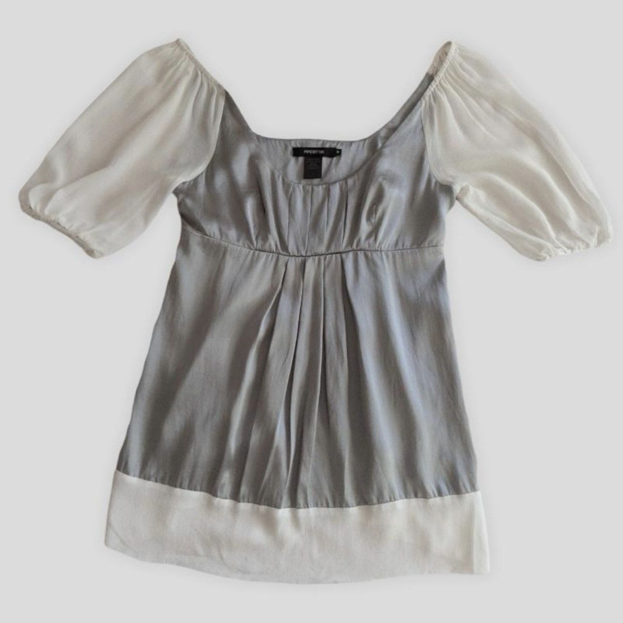Vintage French vintage Arden B. silk babydoll blouse romantic Y2K Size M / US 6-8 / IT 42-44 - 1 Thumbnail