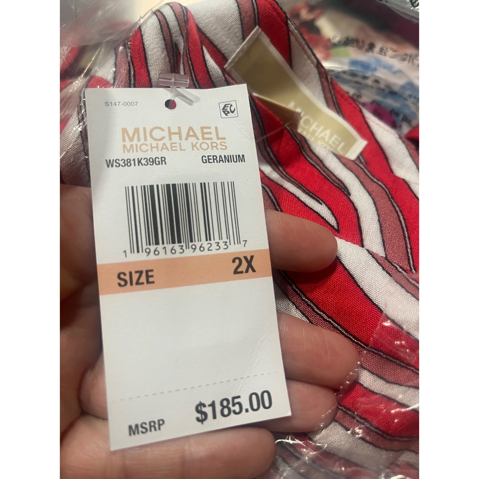 Other Michael Michael Kors Plus Size Zebra Midi Dress, Geranium, 2 Size ONE SIZE - 8 Thumbnail