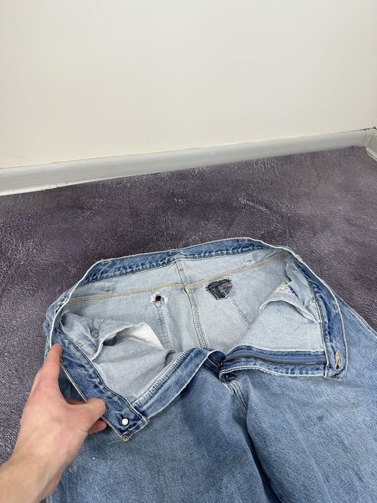 Dickies Vintage Dickies Light Blue Carpenter USA Opium Work Pants Size US 38 / EU 54 - 17 Thumbnail