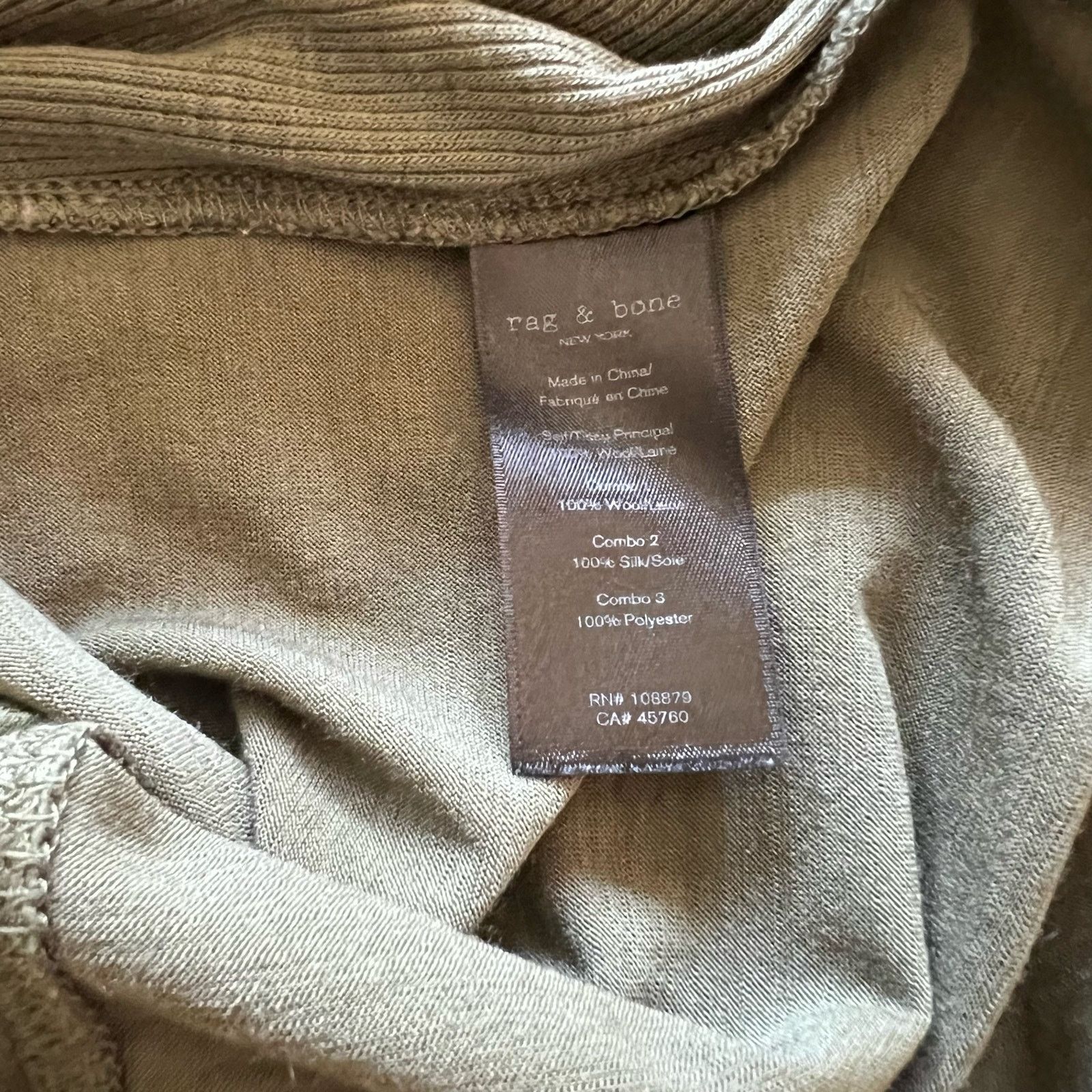Rag & Bone rag & bone Sleeveless Mock Neck Ribbed Top Size Small Size S / US 4 / IT 40 - 10 Thumbnail