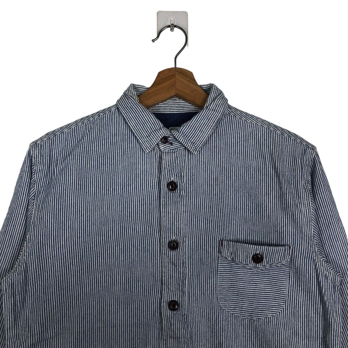 Japanese Brand 🔥90’s HIKORY CHORE JACKET READYNOF WORK INSPIRE KAPITAL Size US M / EU 48-50 / 2 - 3 Thumbnail
